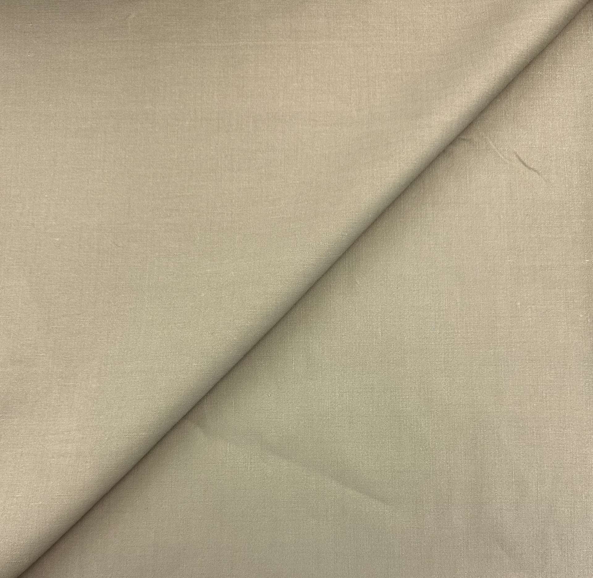 Stretch Linen Blend in Khaki