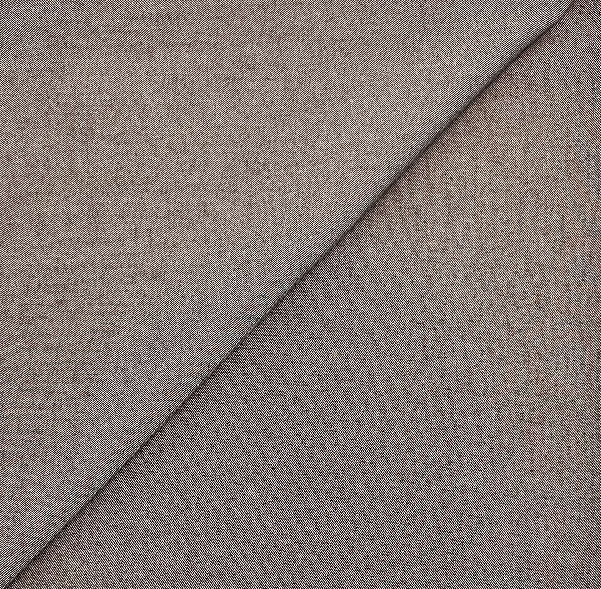 Imported Cotton Brushed Flannel Twill in Chocolate