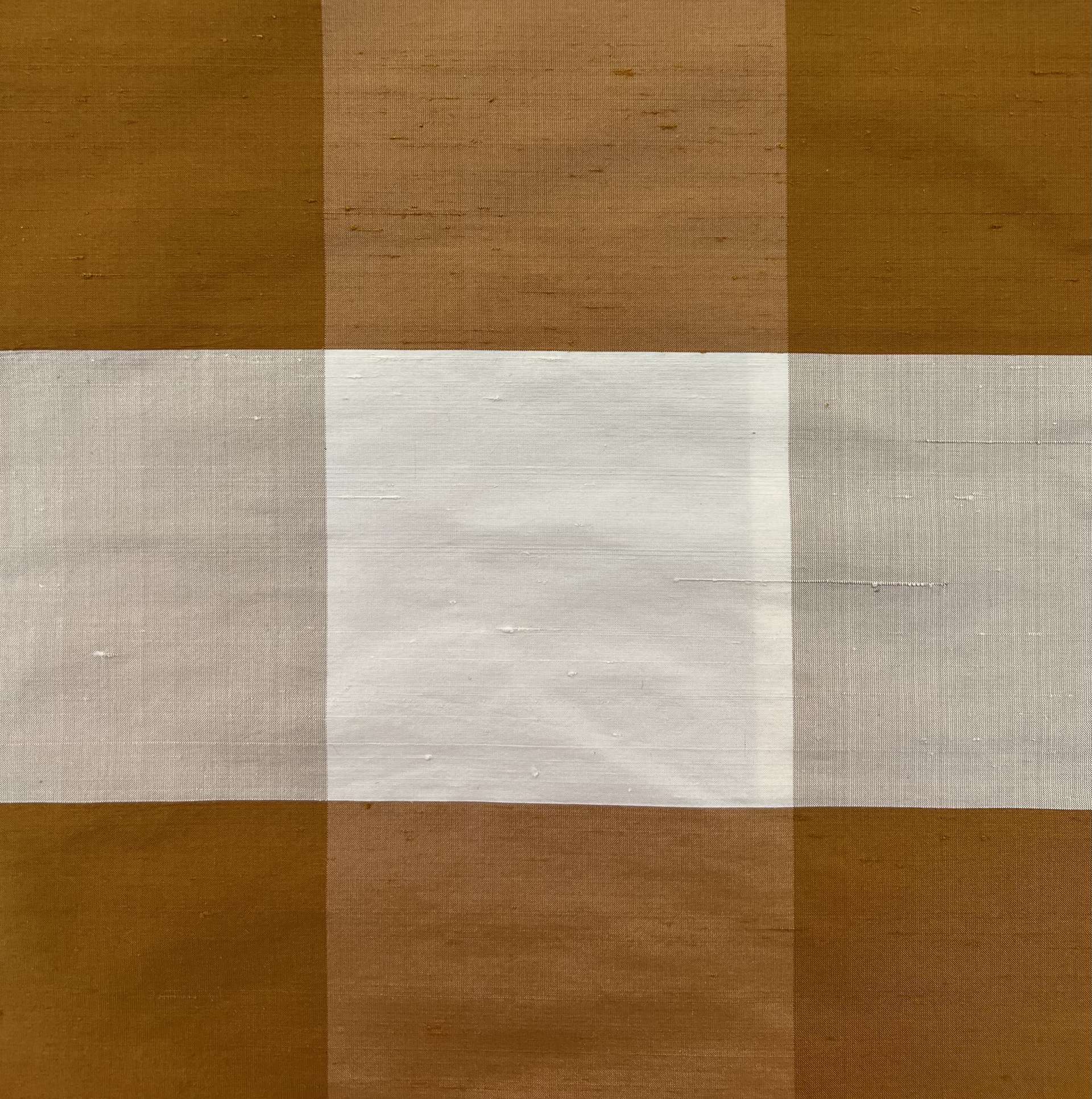 Pure Silk Shantung Gingham