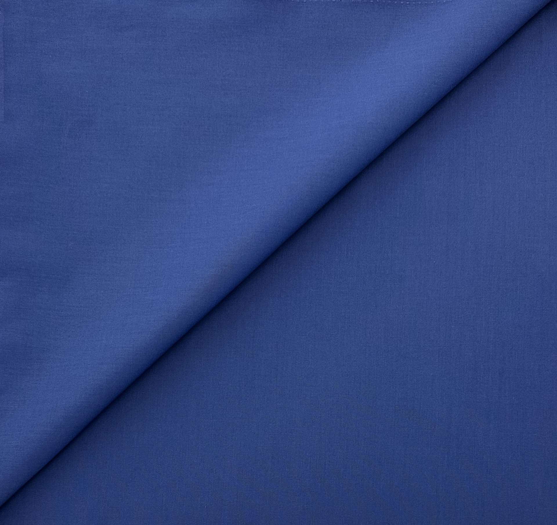 Sustainable Poly Cotton Broadcloth in Marine