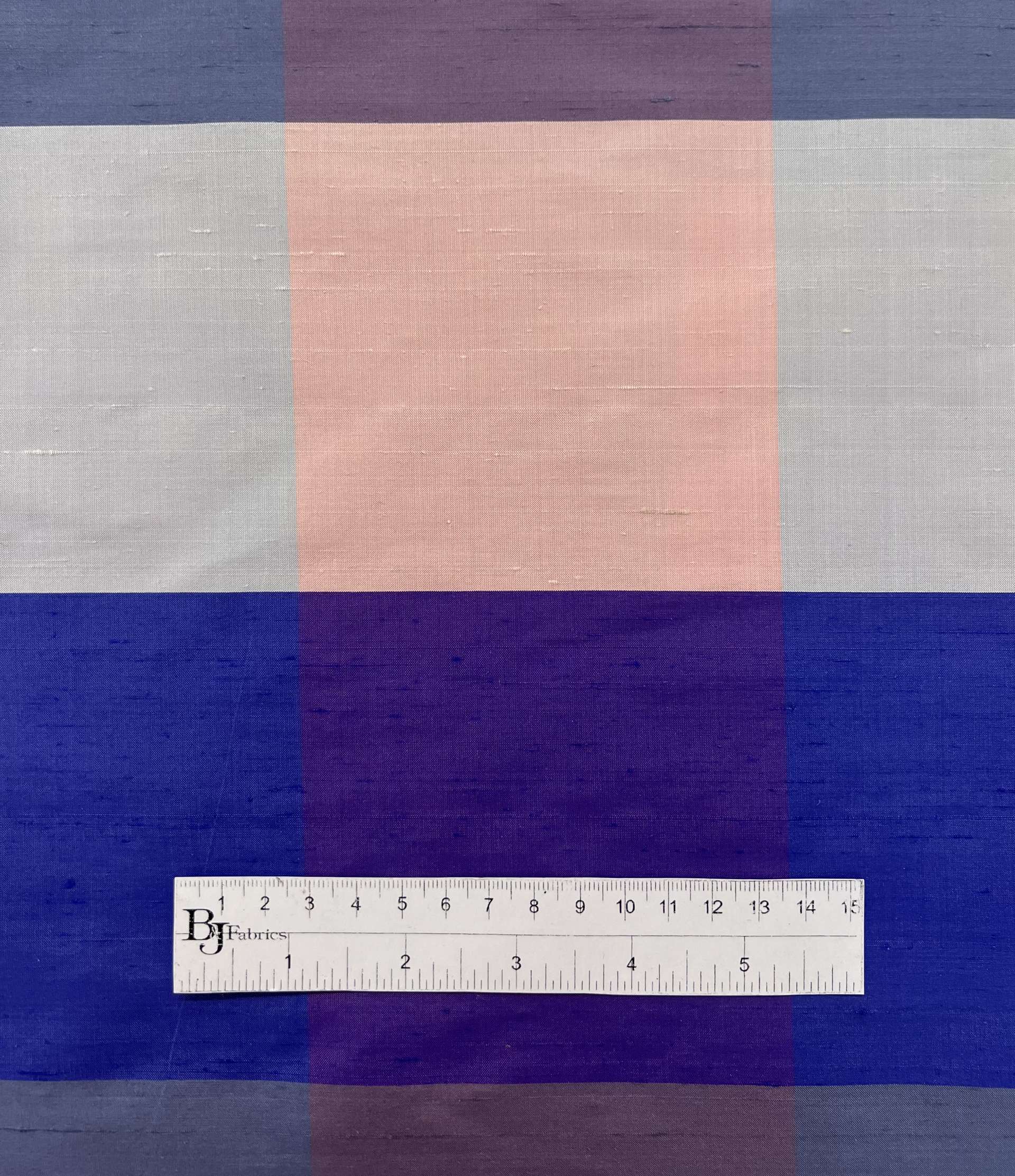 Pure Silk Shantung Gingham