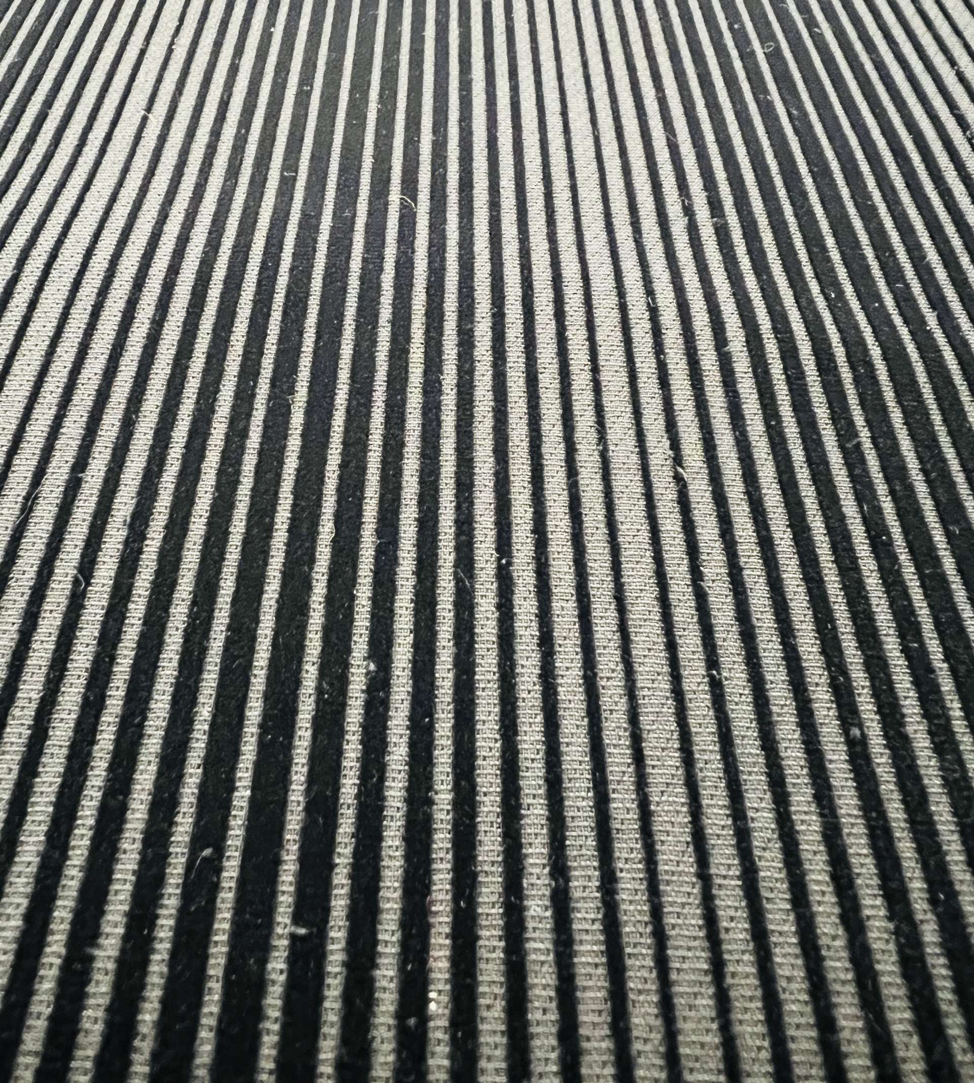 Couture Flocked Silk and Wool In Black