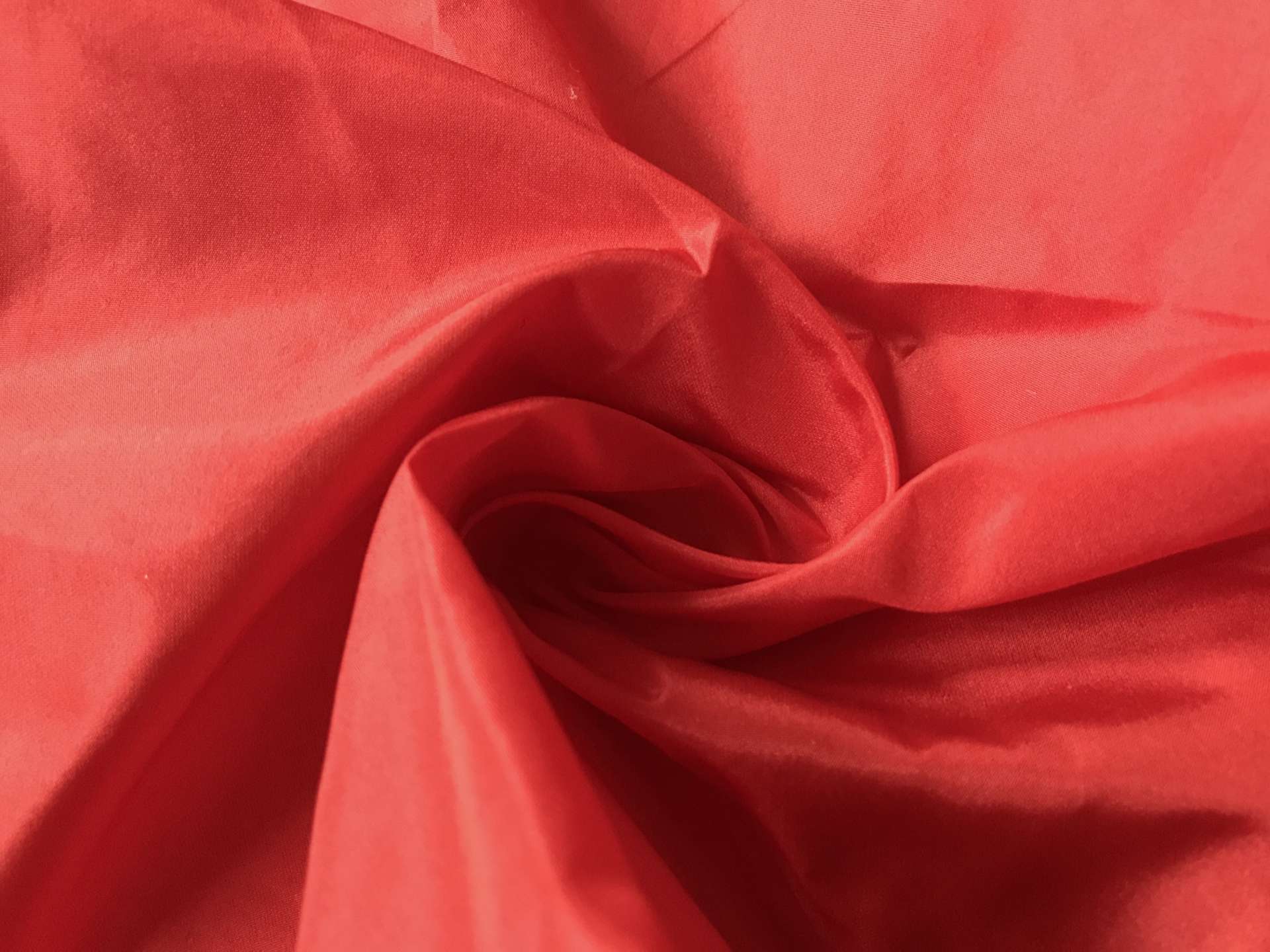 pure silk paper taffeta in lantern red