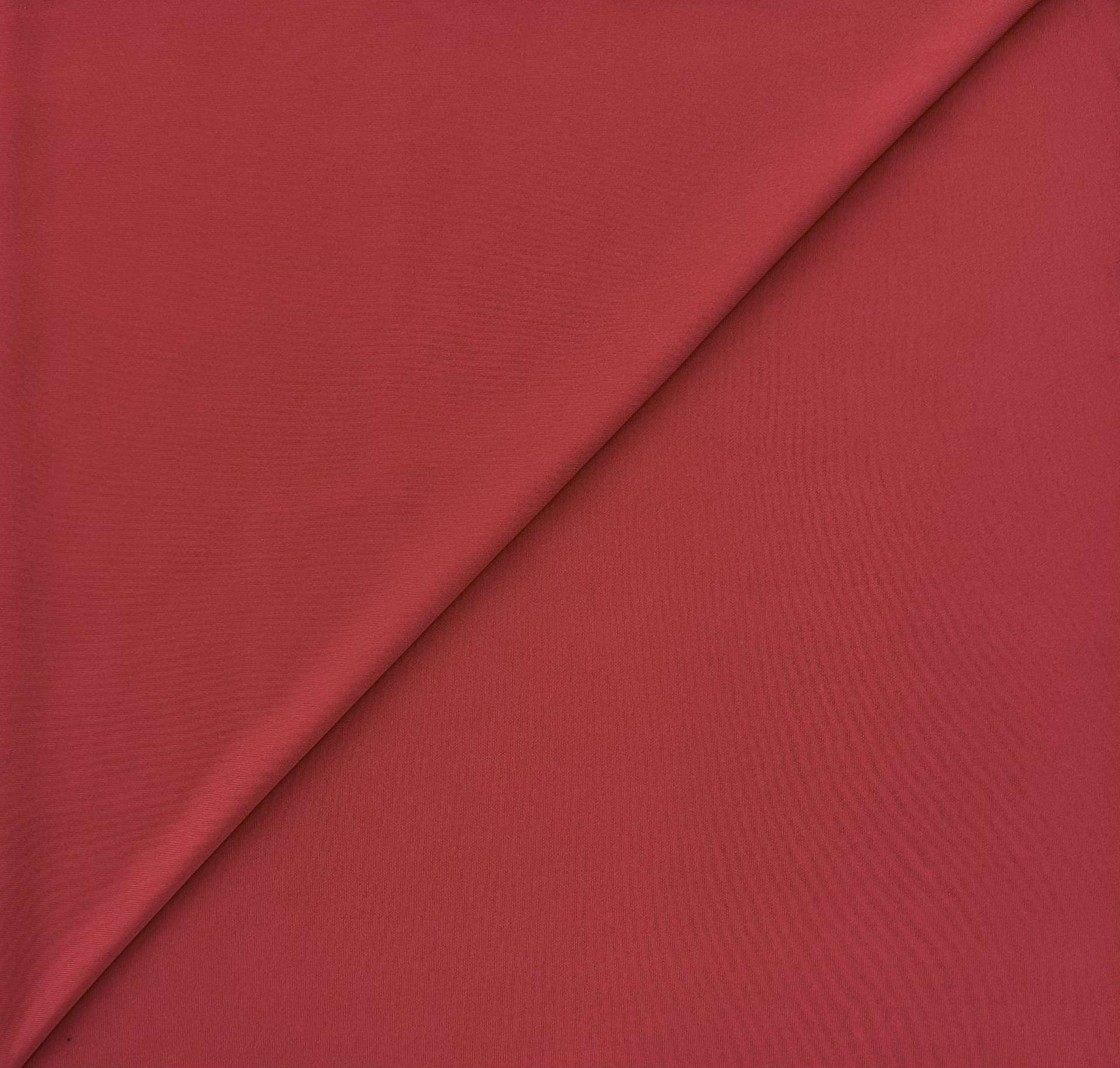 Recycled Polyester UPF 50 Chito Interlock in Dark Red