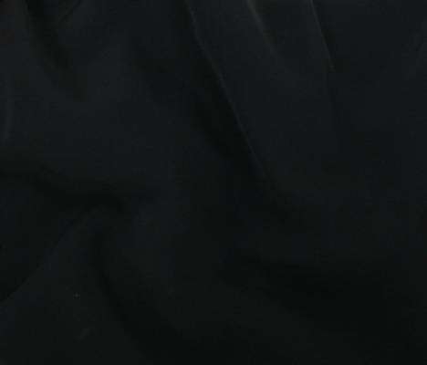 Stretch Polyester Crepe in Black