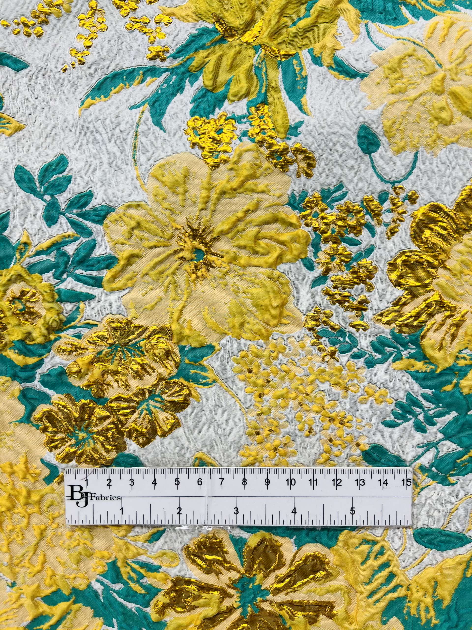 Silk Blend Metallic Brocade