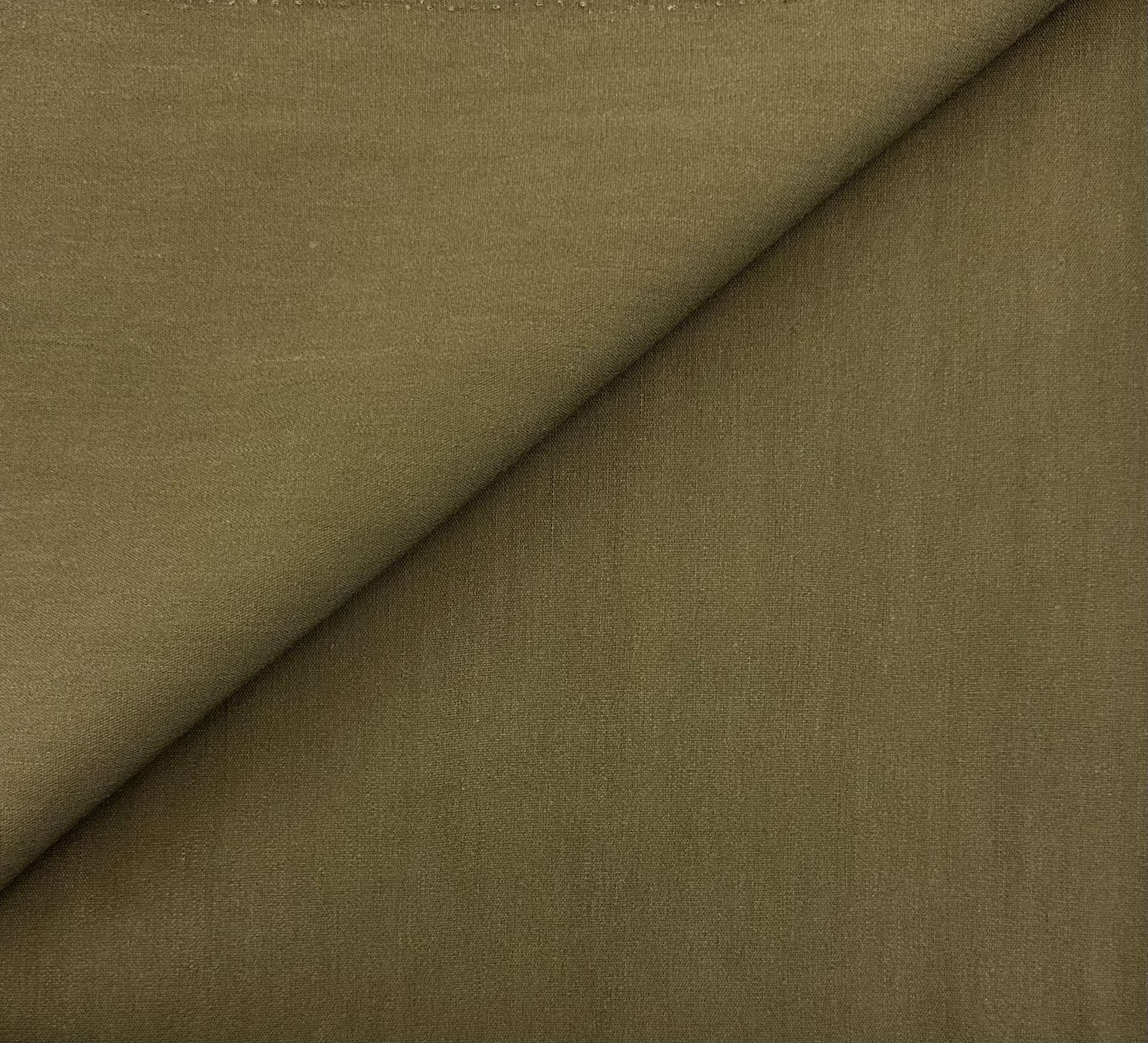 Stretch Linen Blend in Seaweed