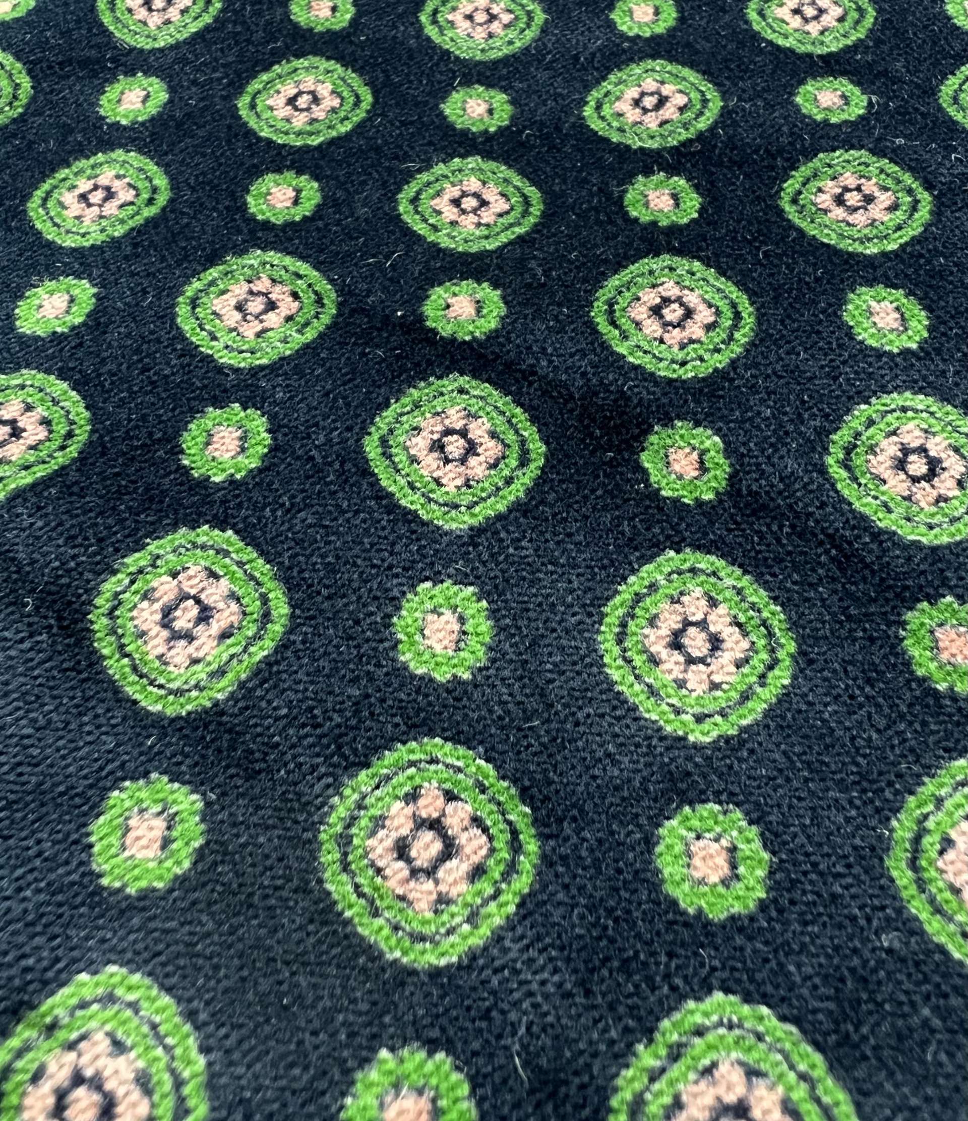 Made in Italy 100% Cotton Printed Velvet