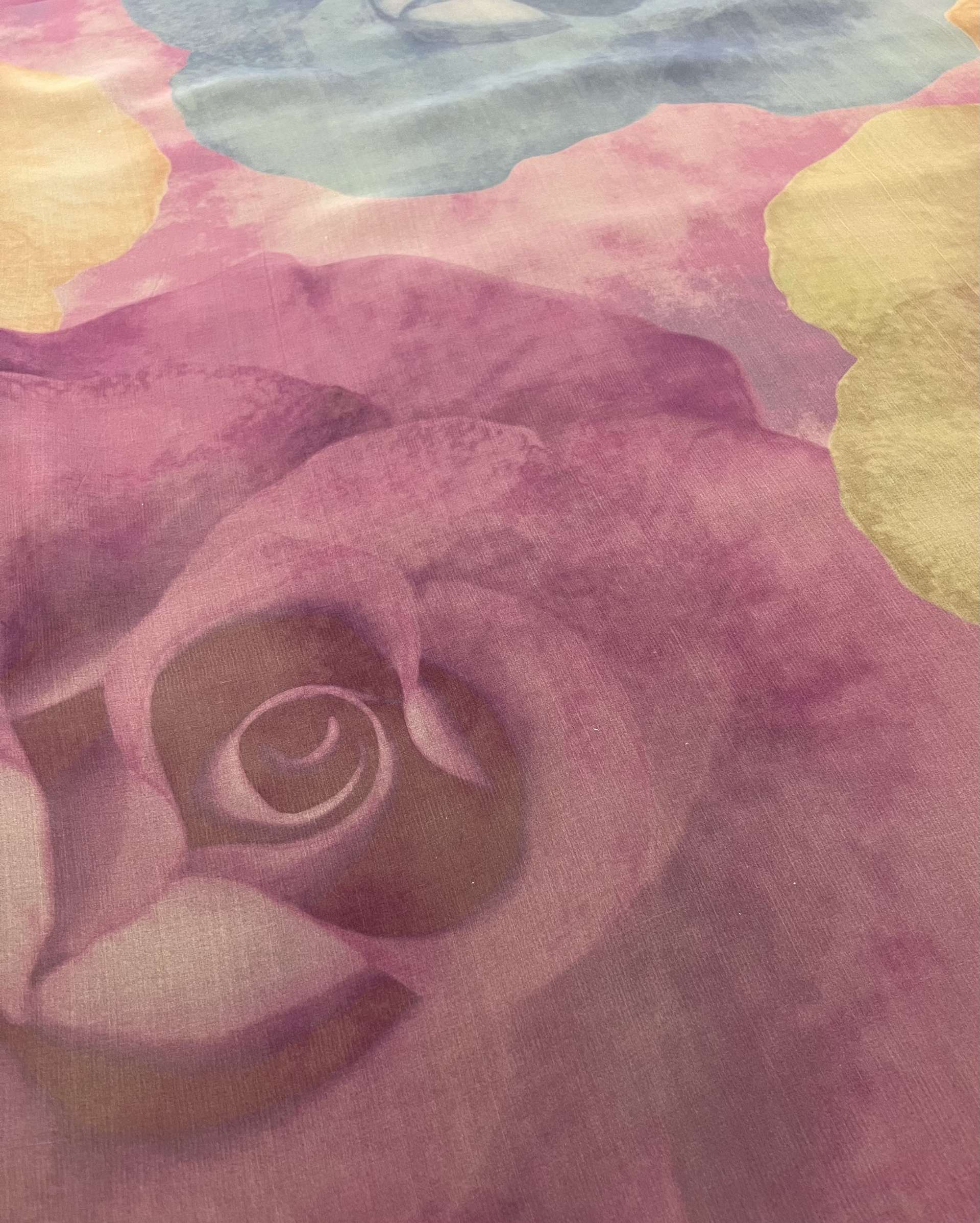 Couture Printed Silk Organza