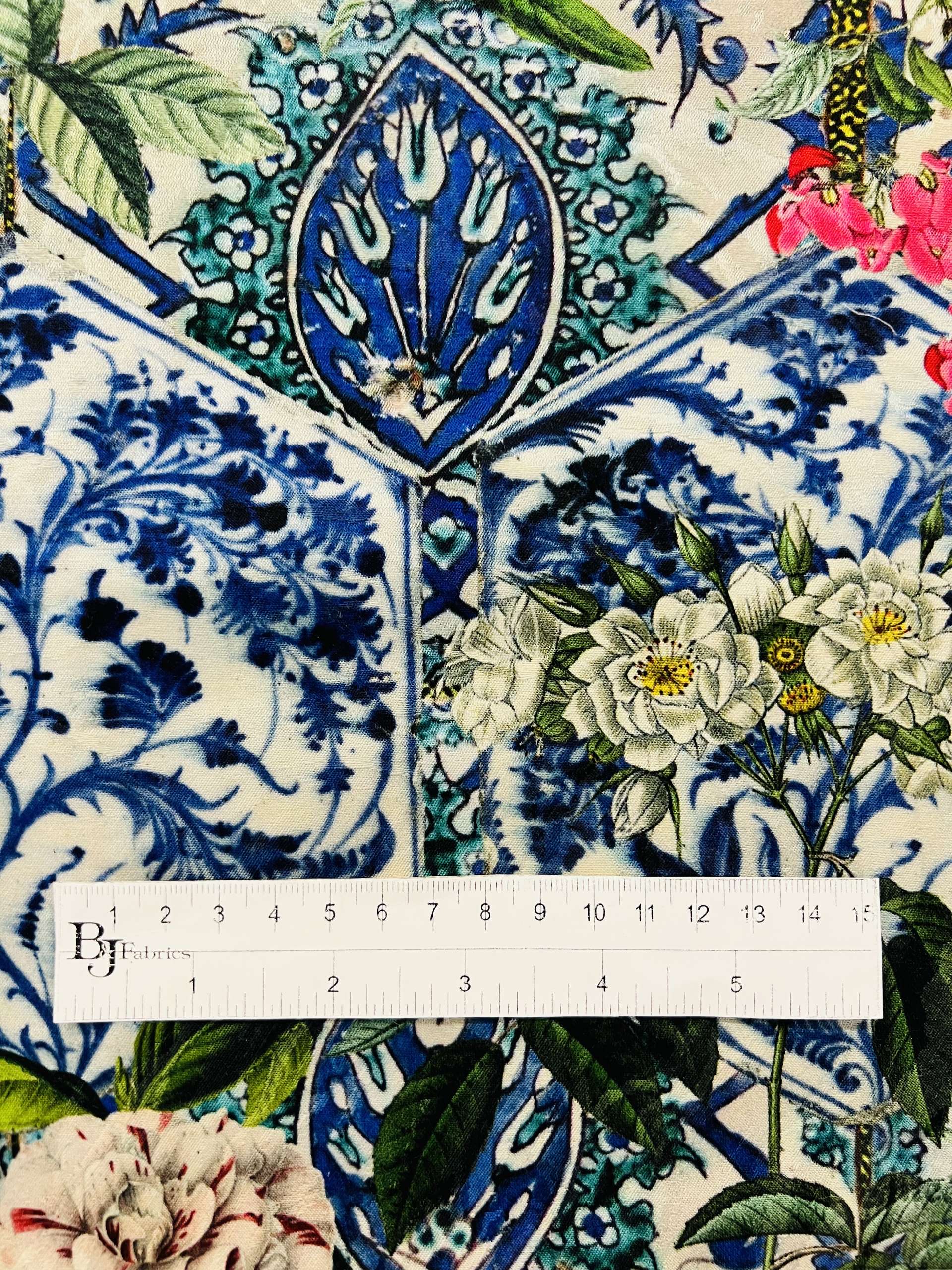 Printed Rayon & Cotton Jacquard