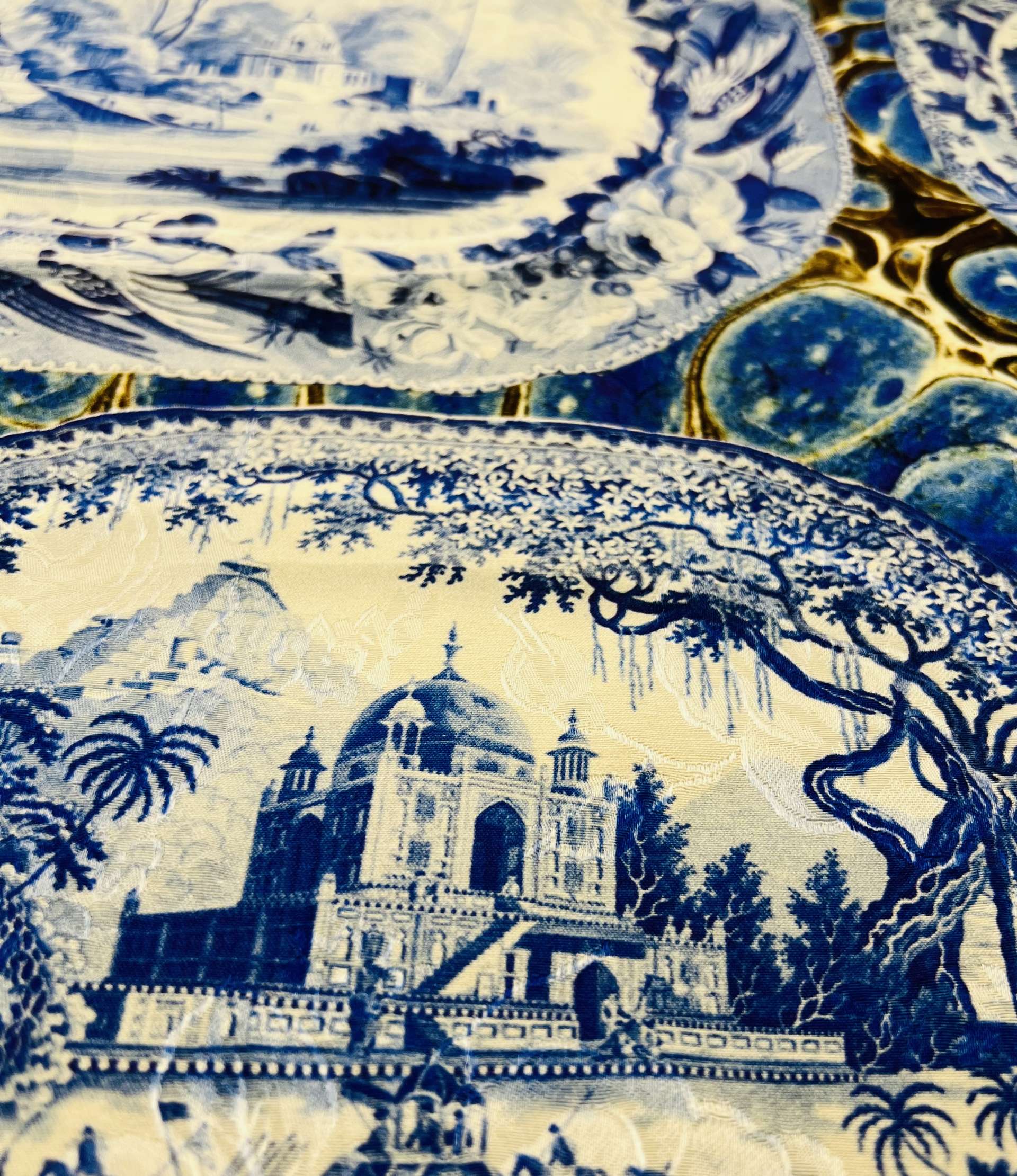 Printed Rayon & Cotton Jacquard
