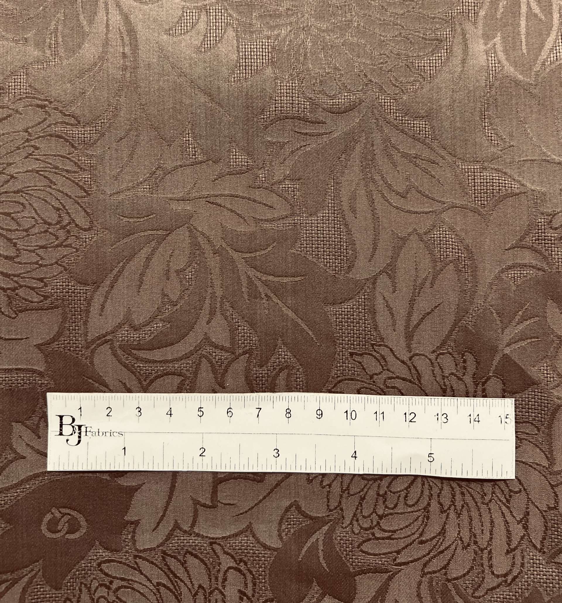 Pure Silk Gazar Jacquard in Taupe