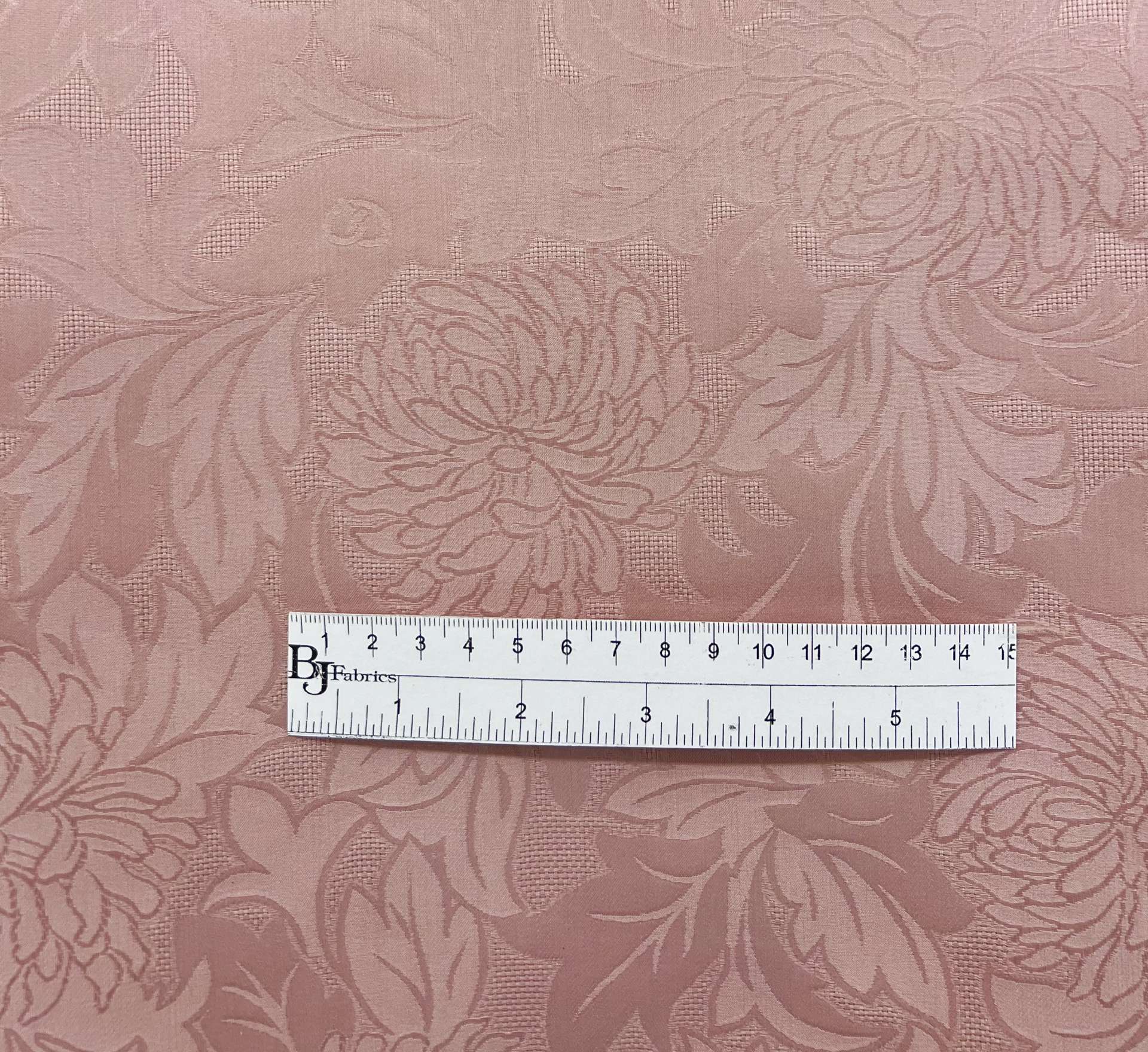 Pure Silk Gazar Jacquard in Dusty Pink
