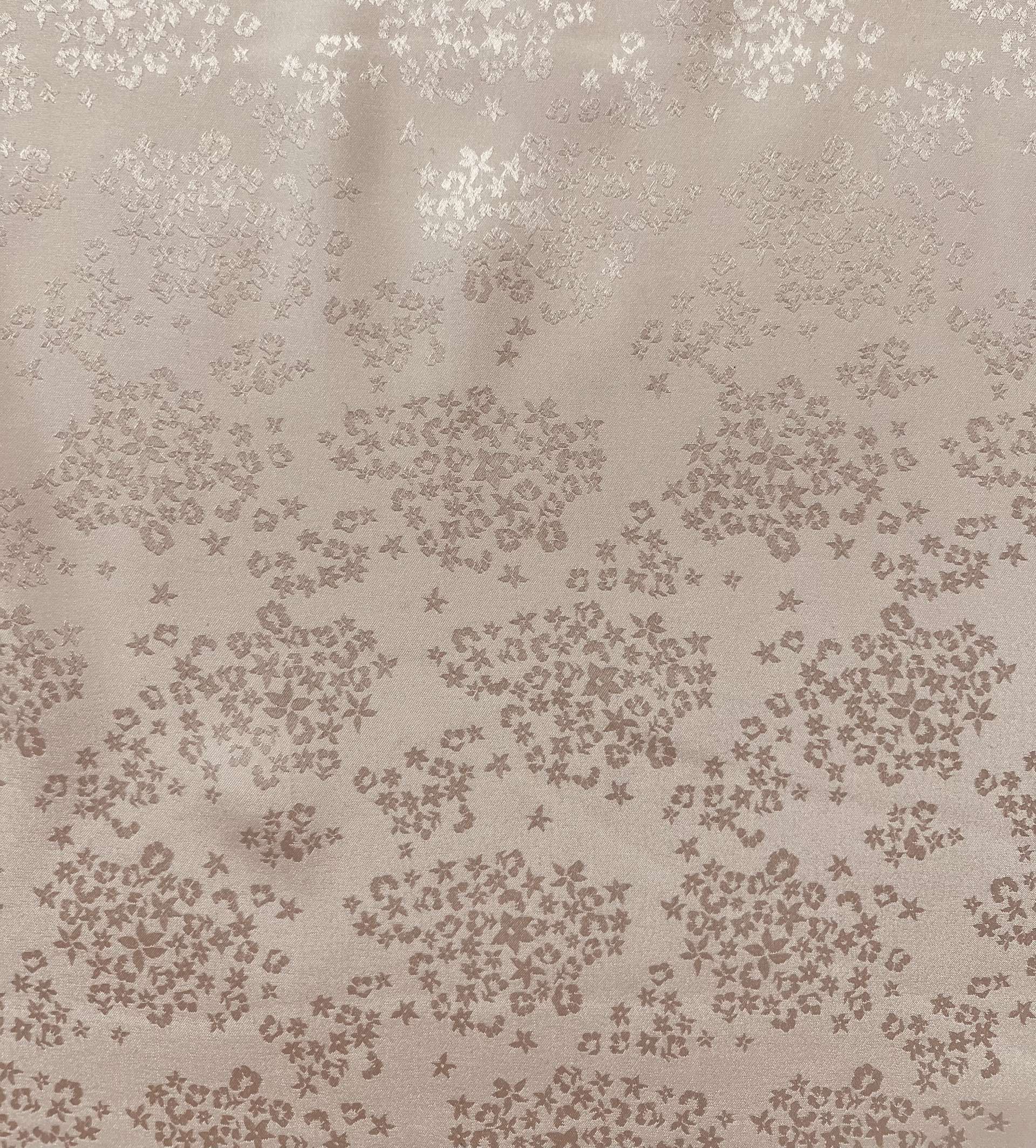 Pure Silk Jacquard in Dusty Rose