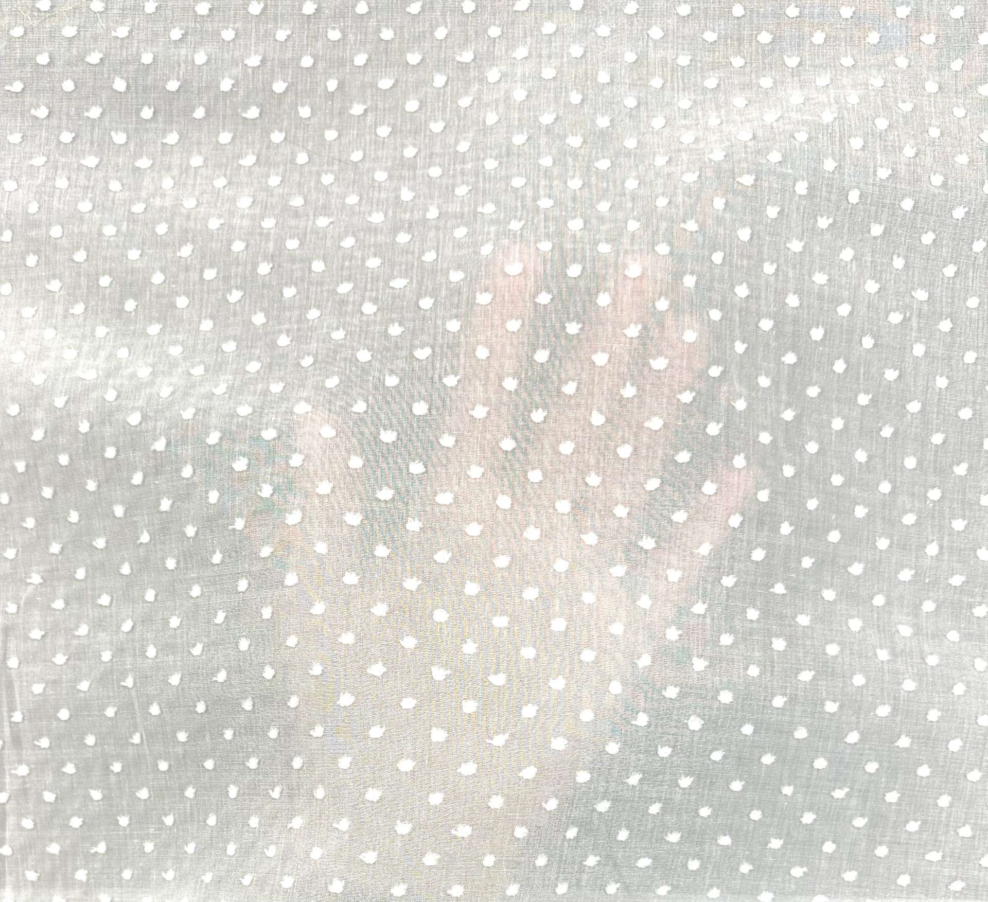 Cotton Swiss Dot in White