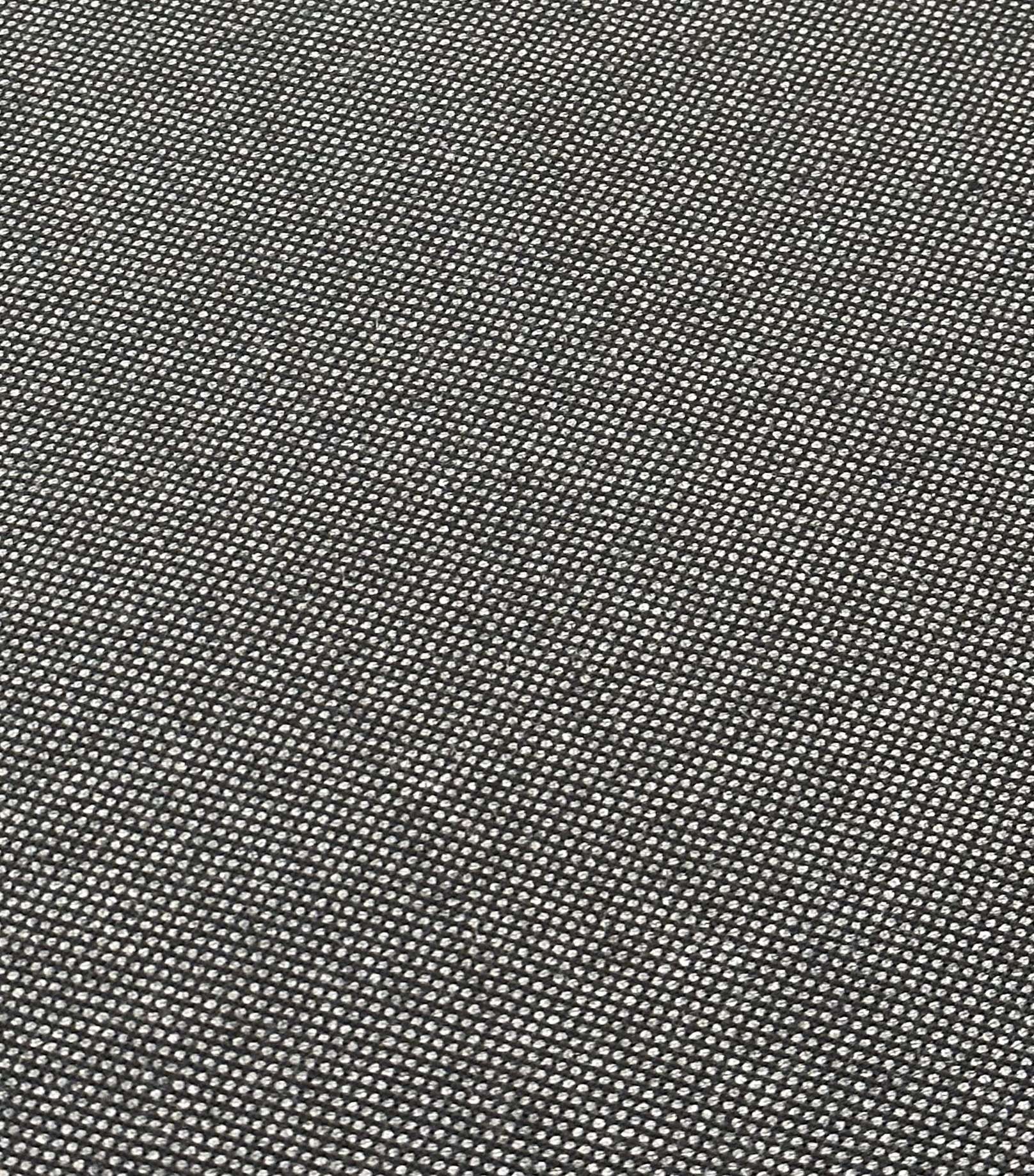 Italian Wool Birdseye in Black and Charcoal