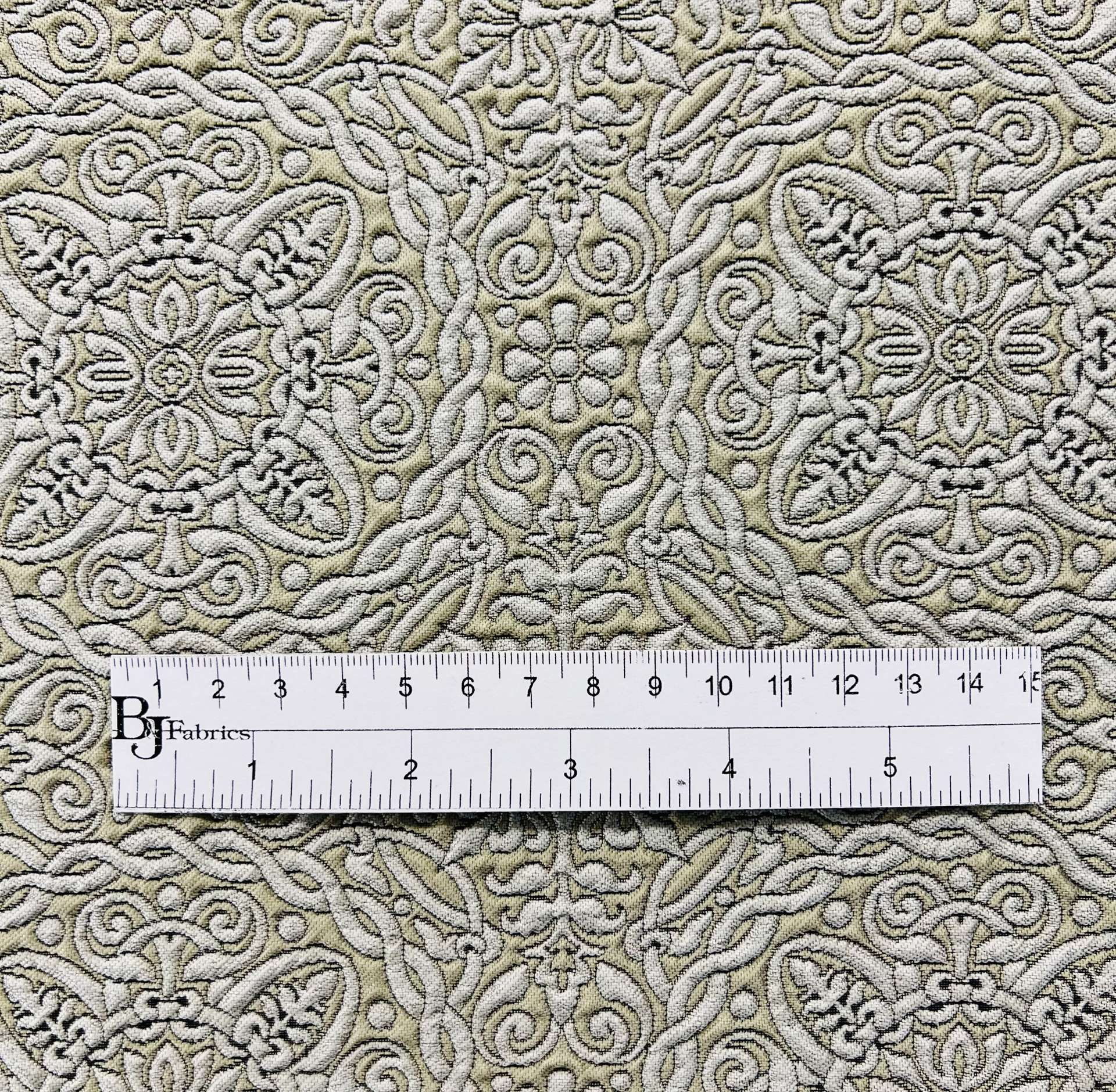 Celtic Style Brocade in Beige &  Putty
