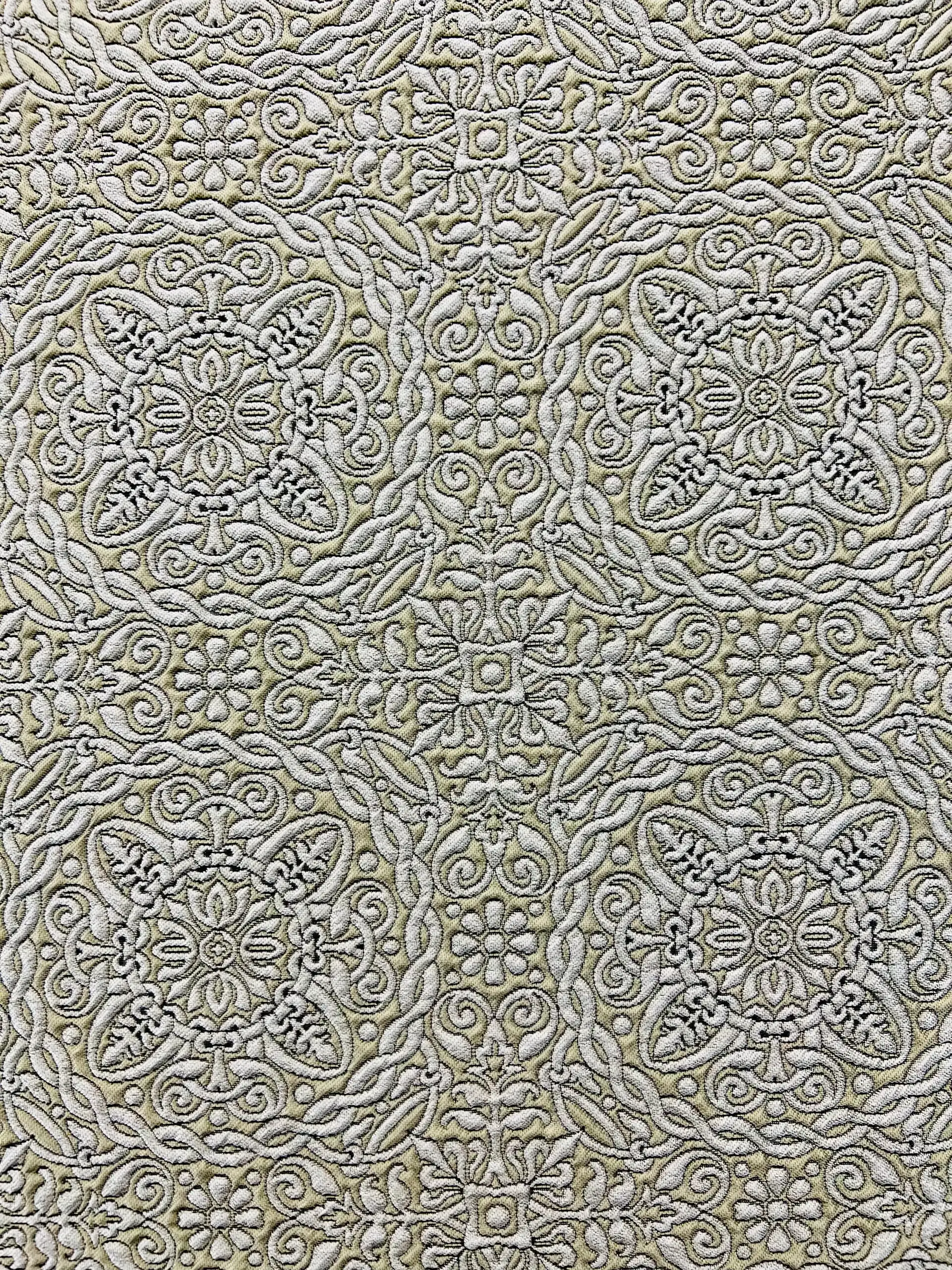 Celtic Style Brocade in Beige &  Putty