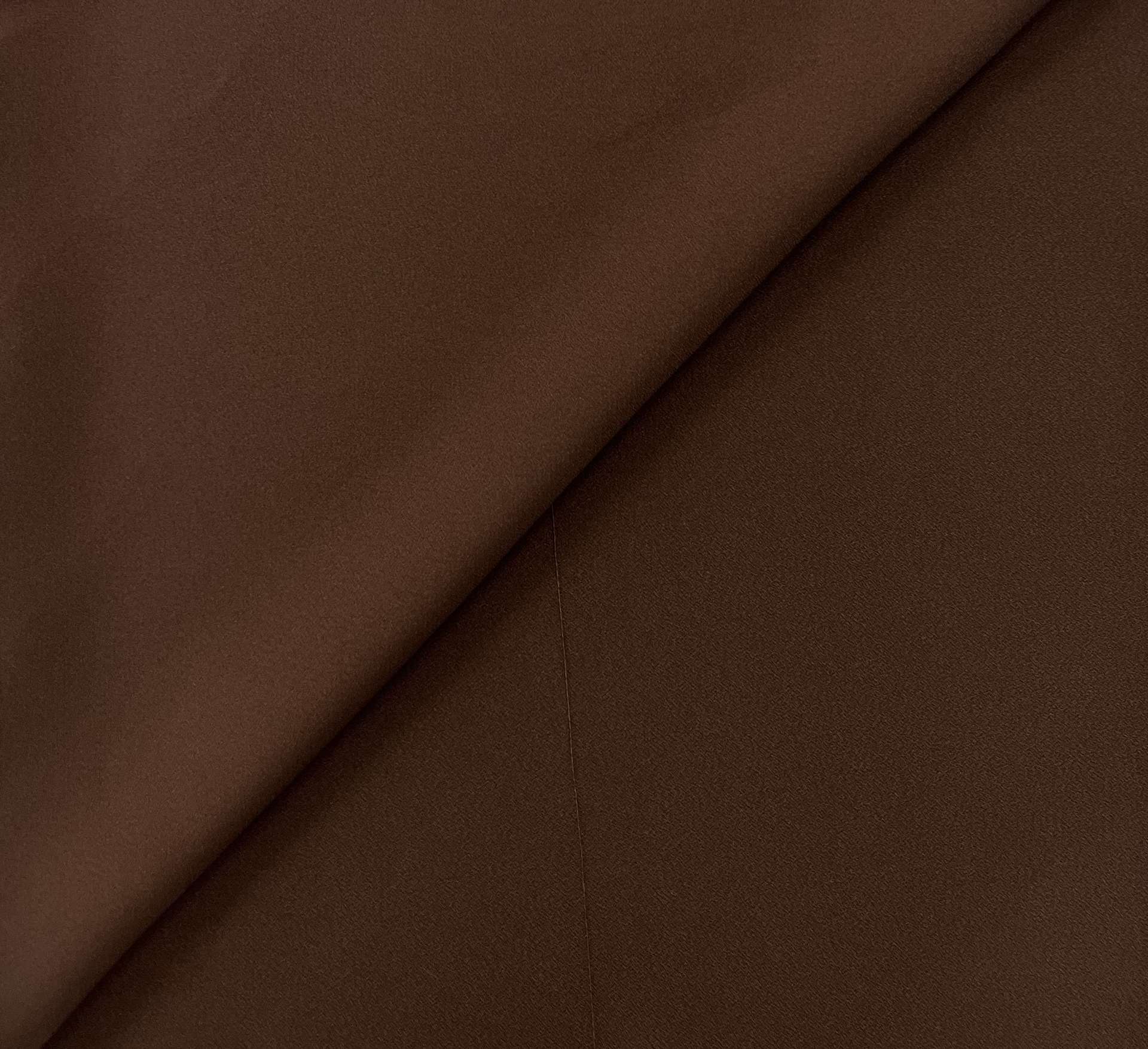 Viscose Crepe Back Satin in Chocolate