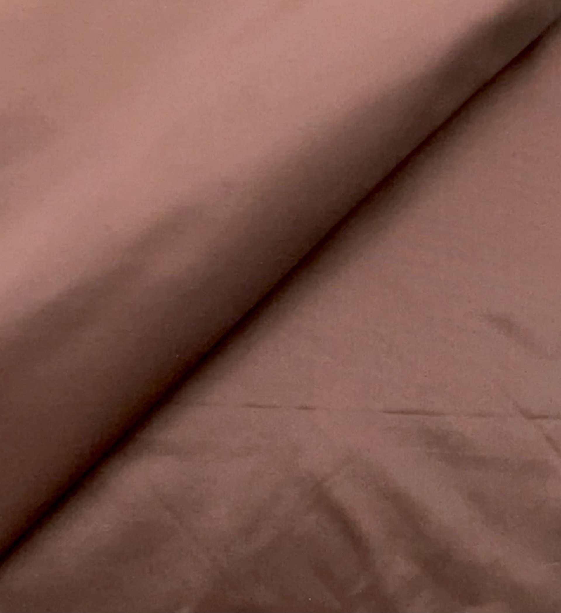 Pure Silk Taffeta in Brown