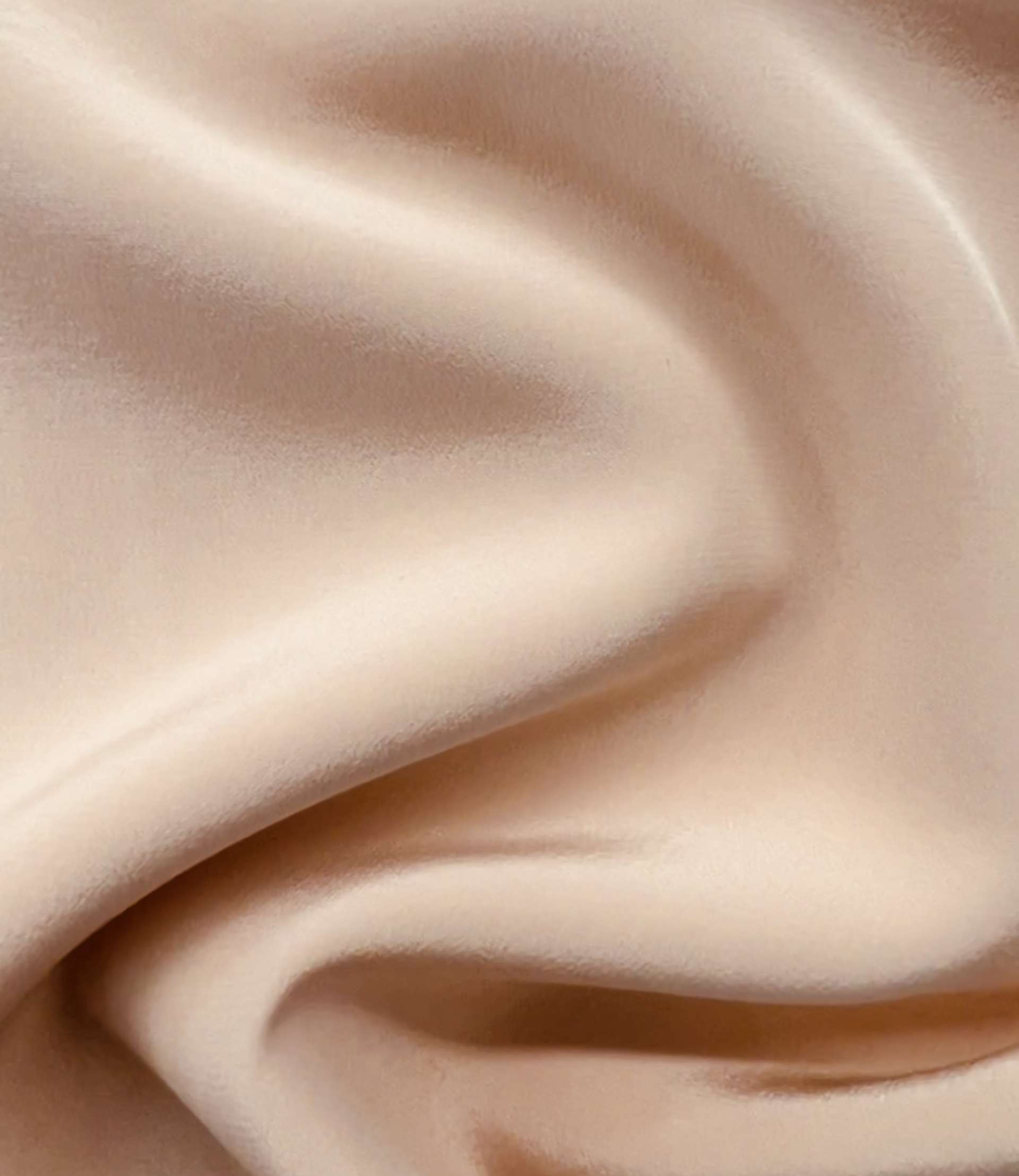 Pure Silk Crepé de Chine in Light Peach