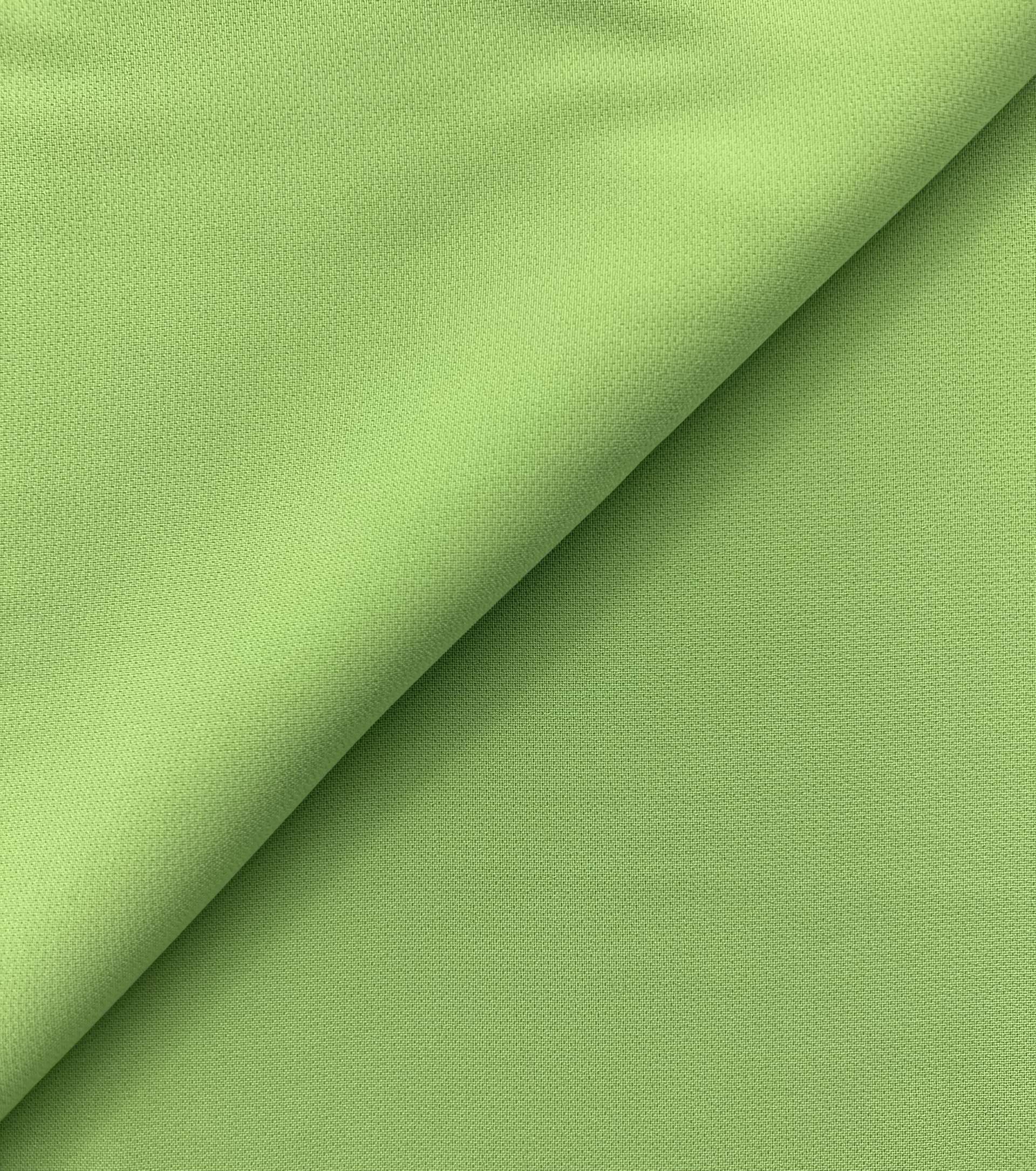 Polyester Stretch Crepe in Light Green