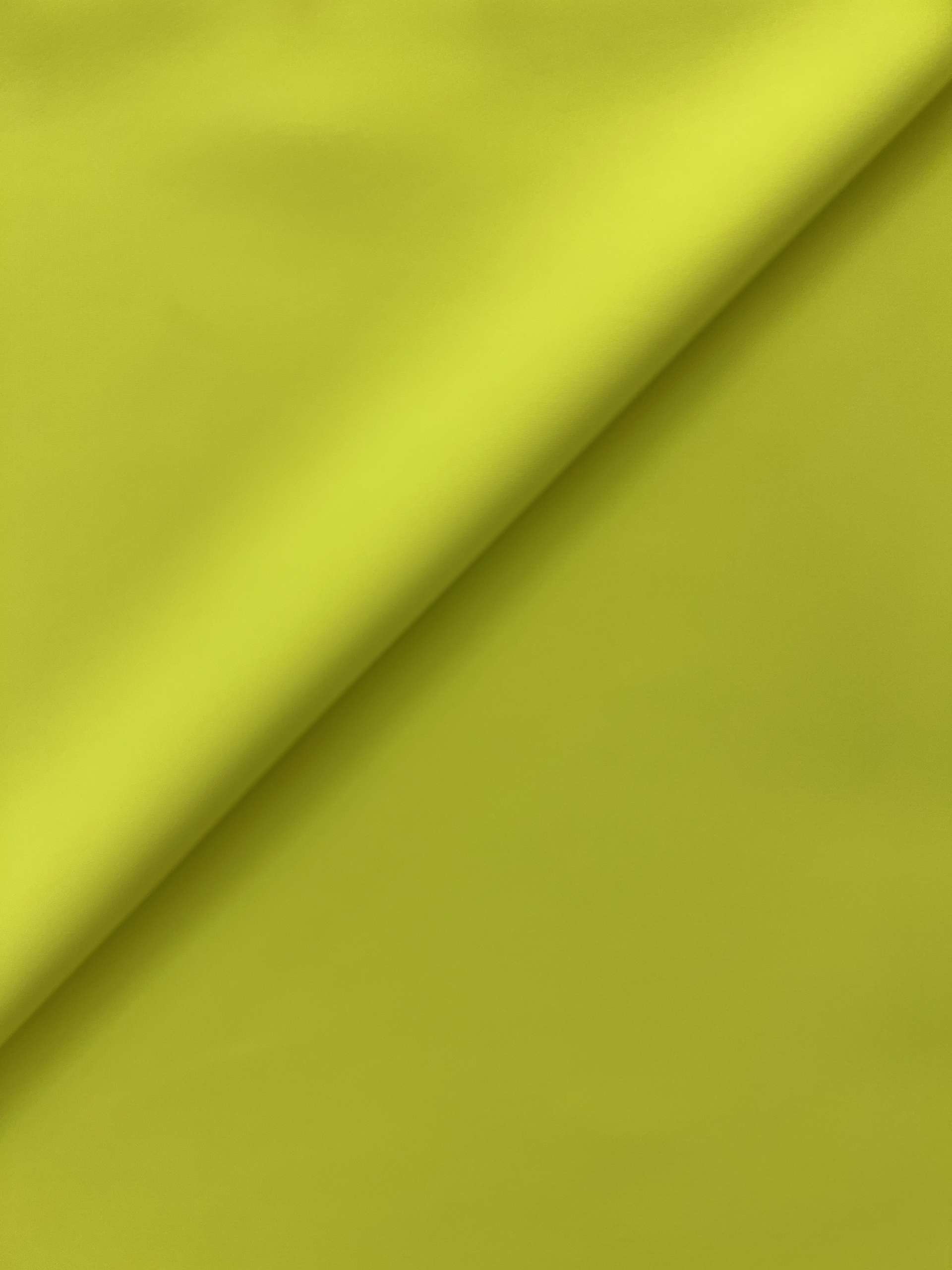 Polyester Stretch Crepe in Lemon