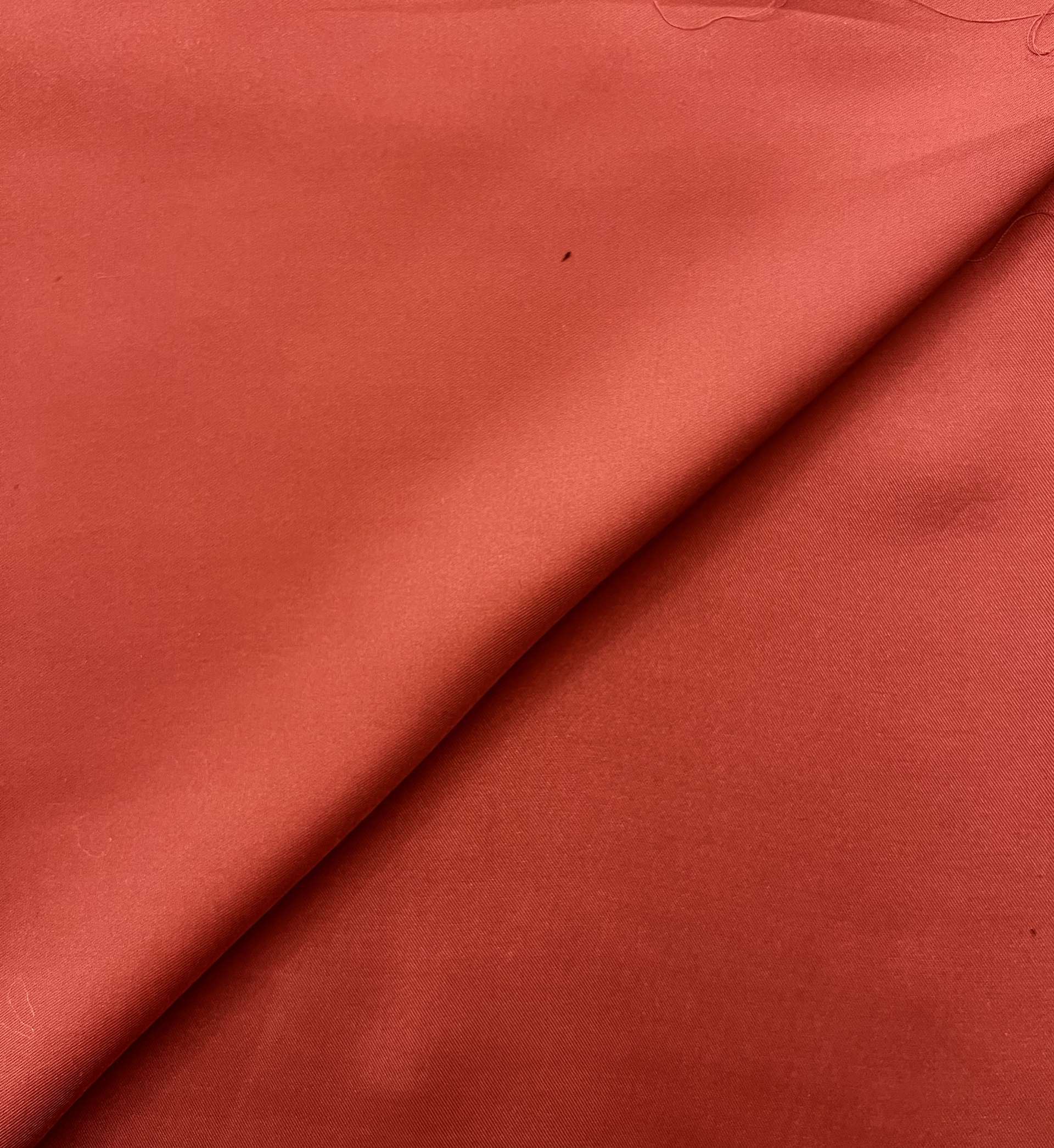 Pure Silk Twill in Rust