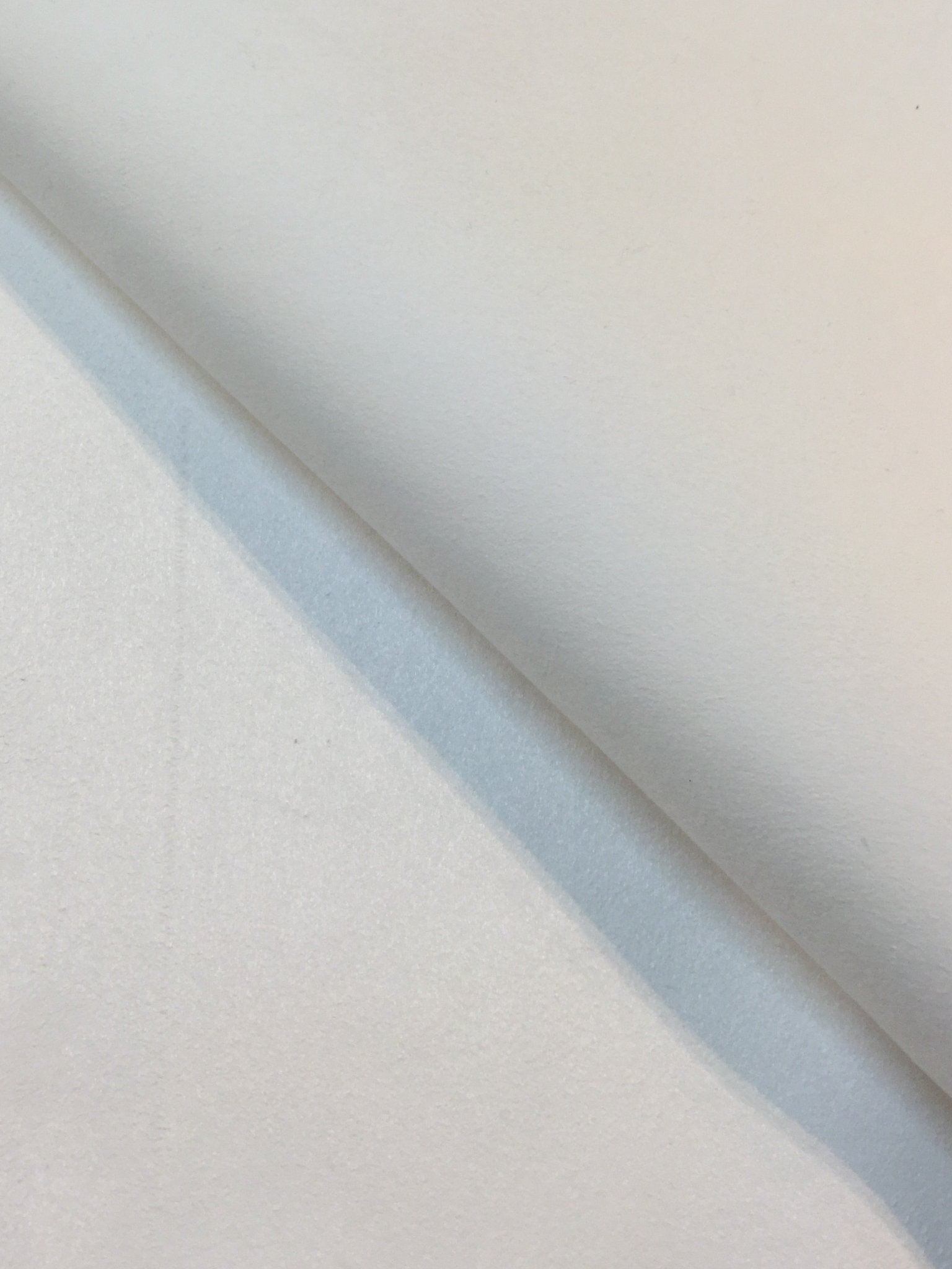 Faux Suede in Optic White