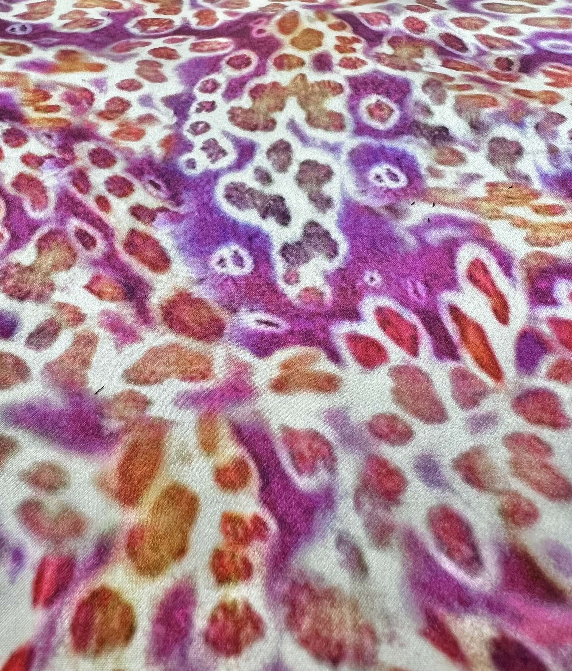 Printed Silk Charmeuse 