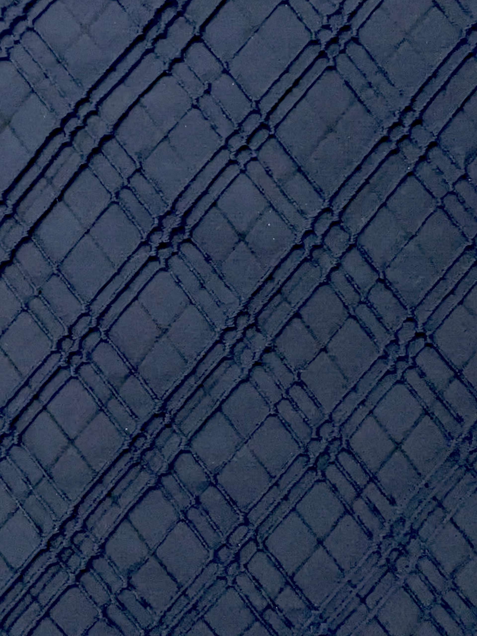 Argyle Brocade in Navy