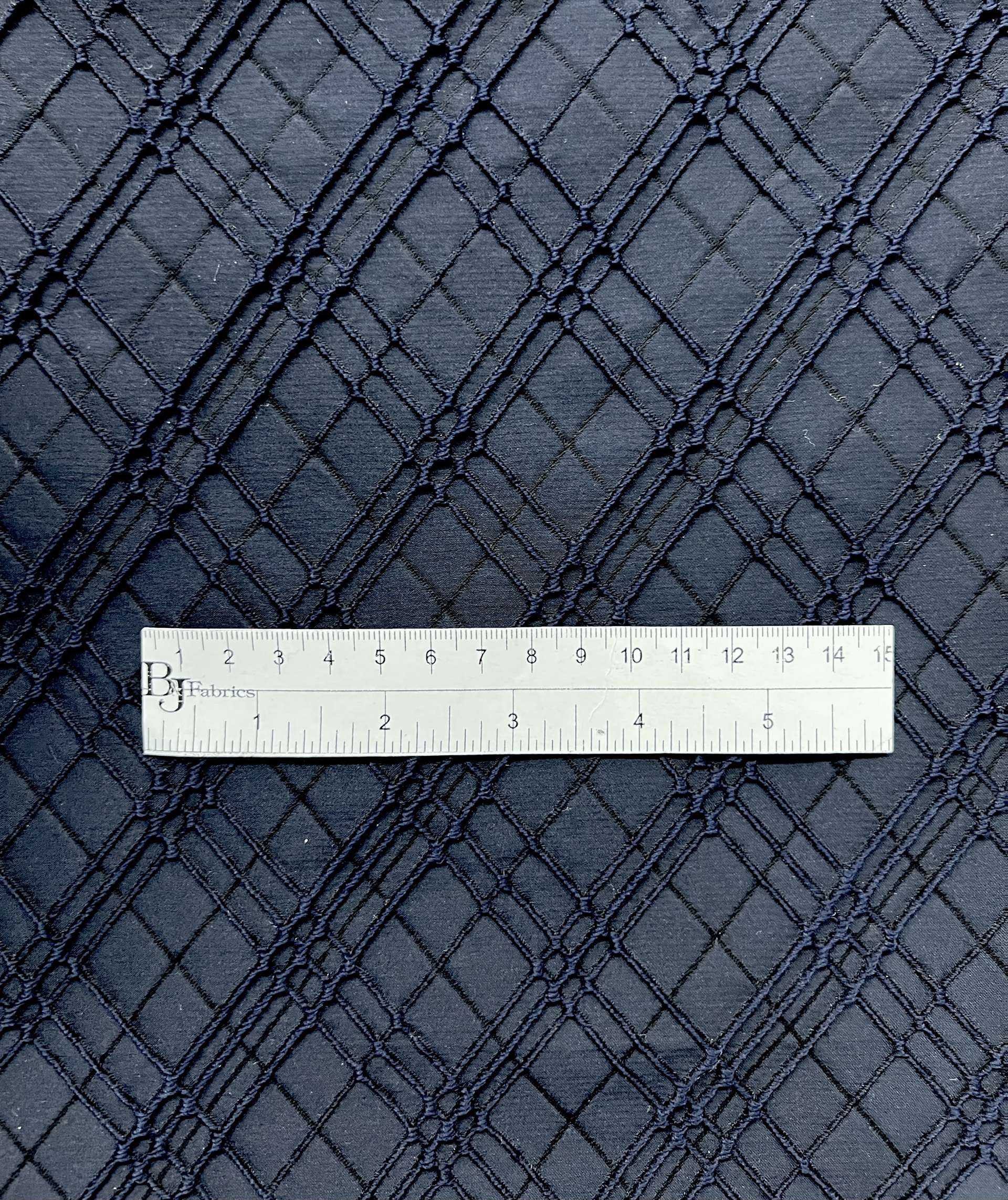 Argyle Brocade in Navy