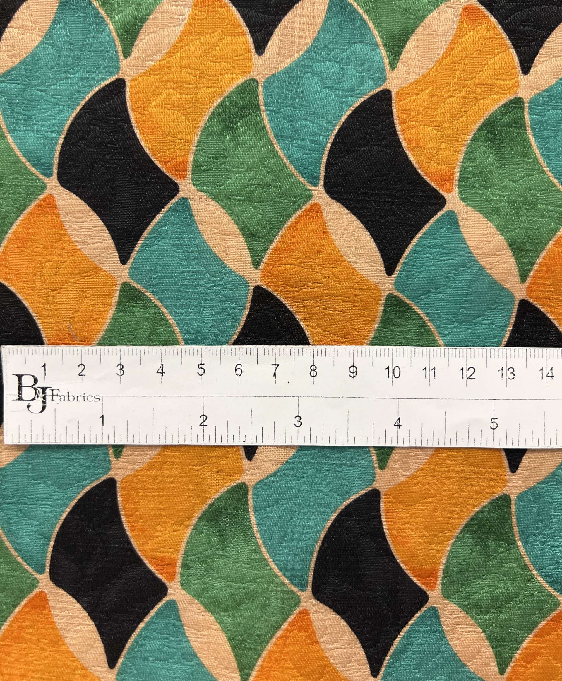 Printed Silk & Wool Damask