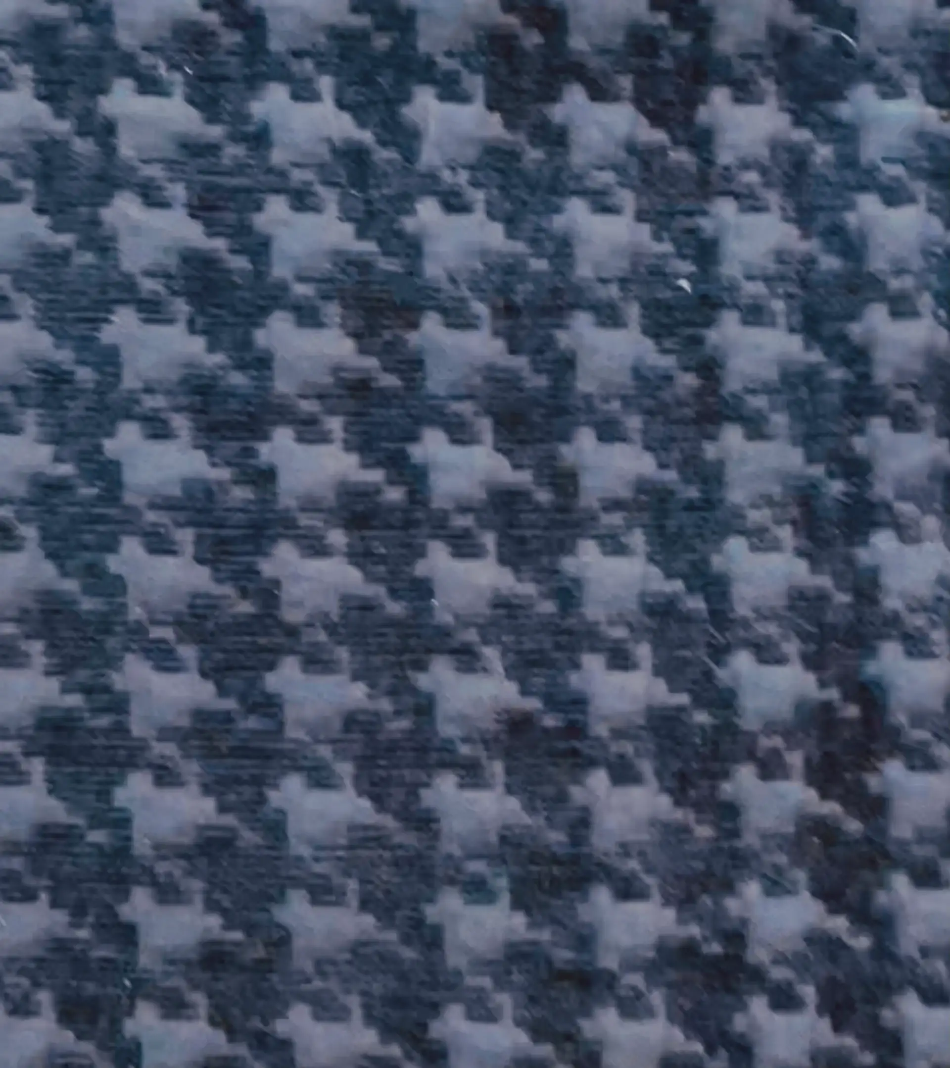 Houndstooth Chenille Brocade in Midnight