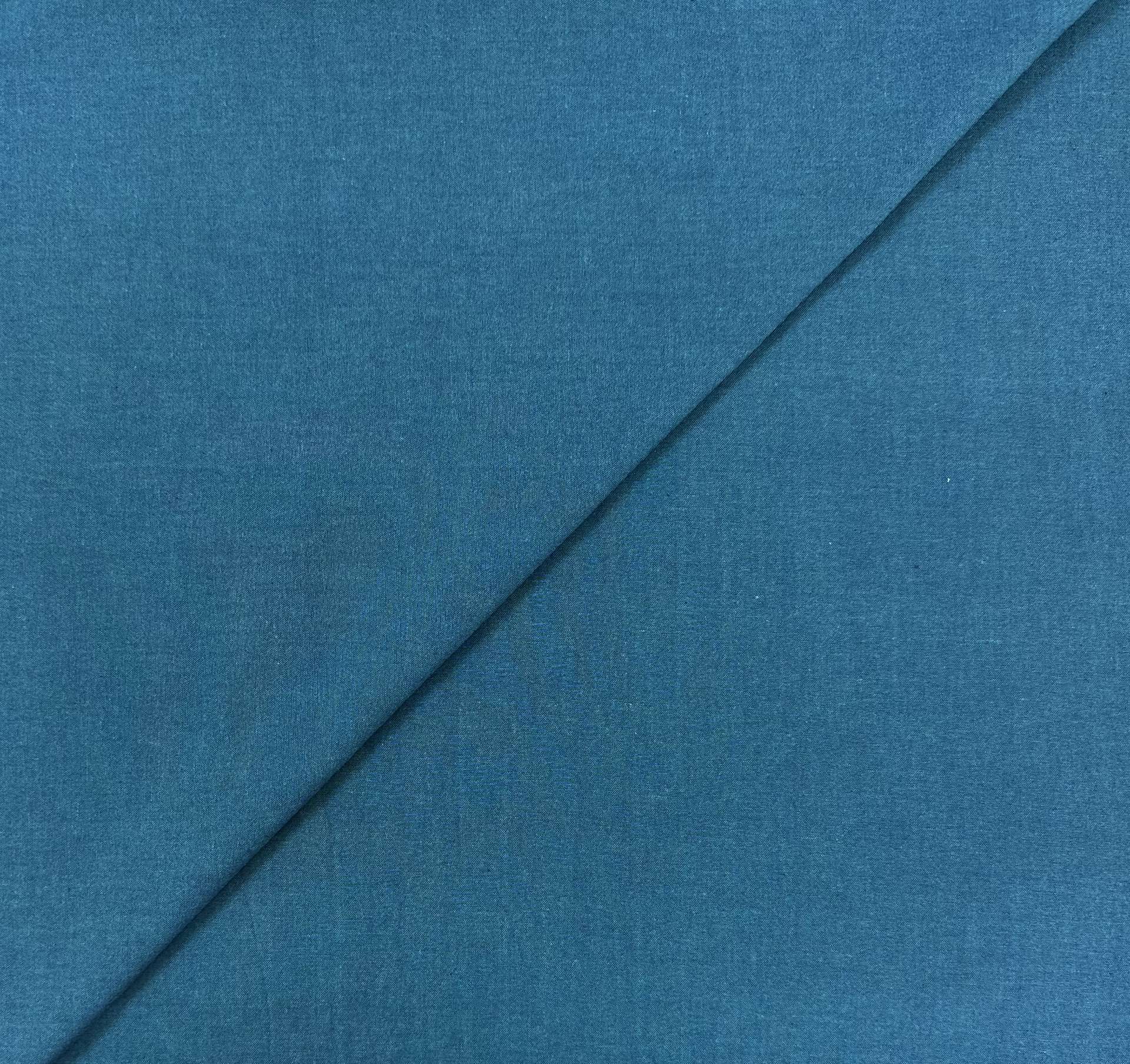 Cotton Yarn Dyed Oxford in Aqua