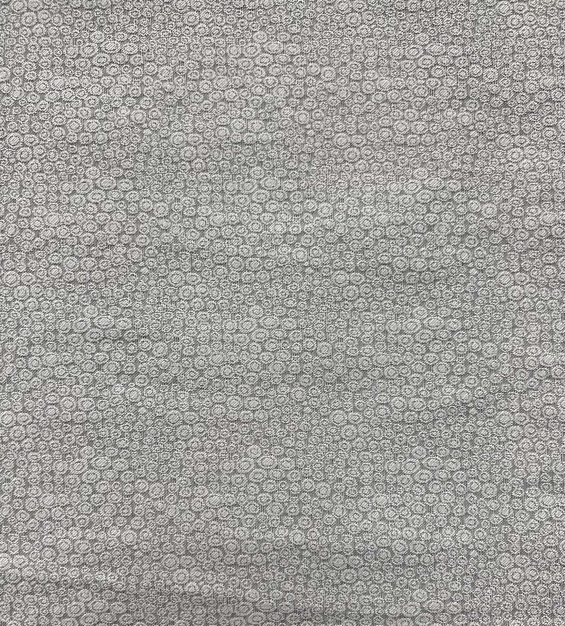 Silk Blend Jacquard Brocade in Silver