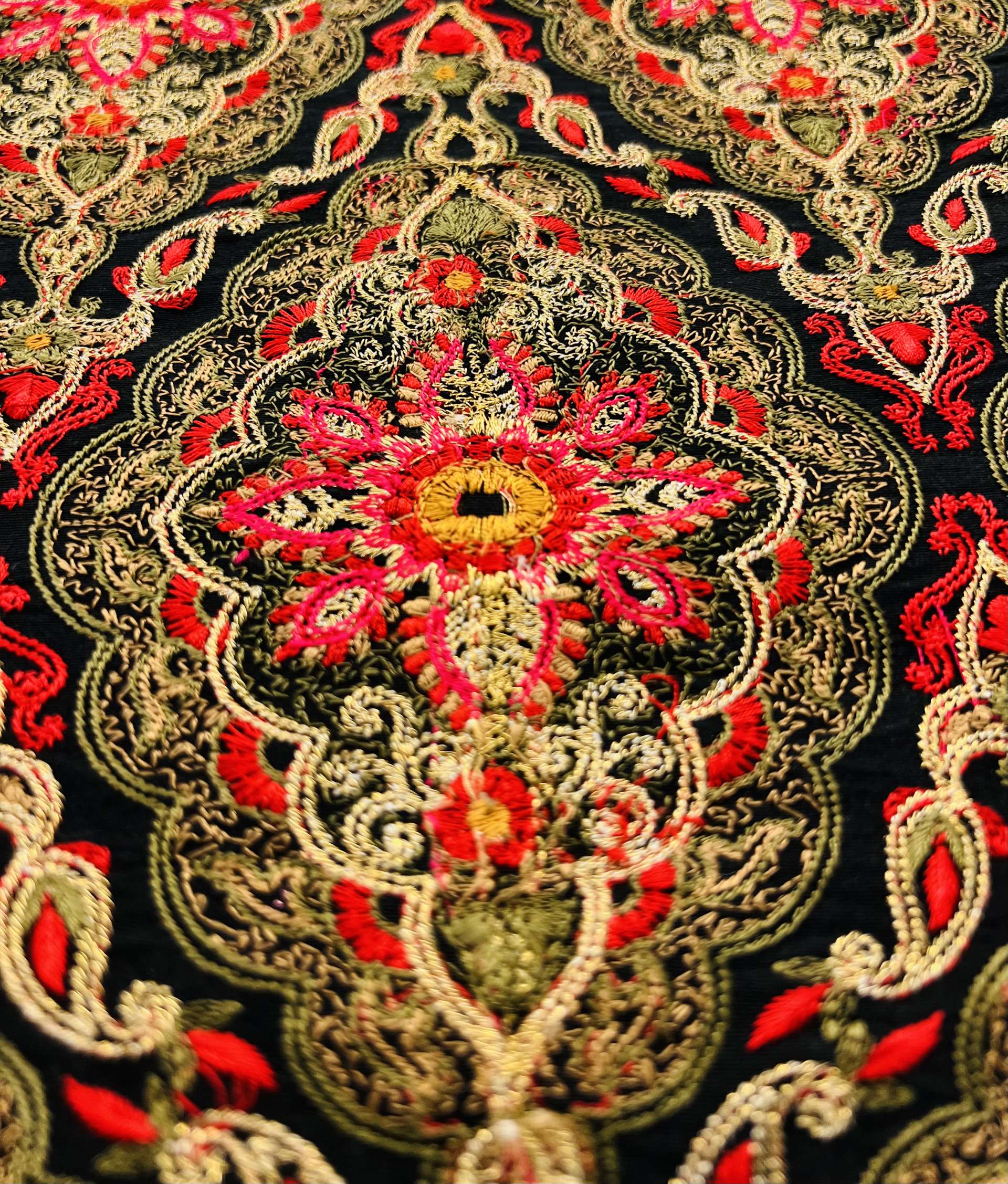 Embroidered Taffeta 