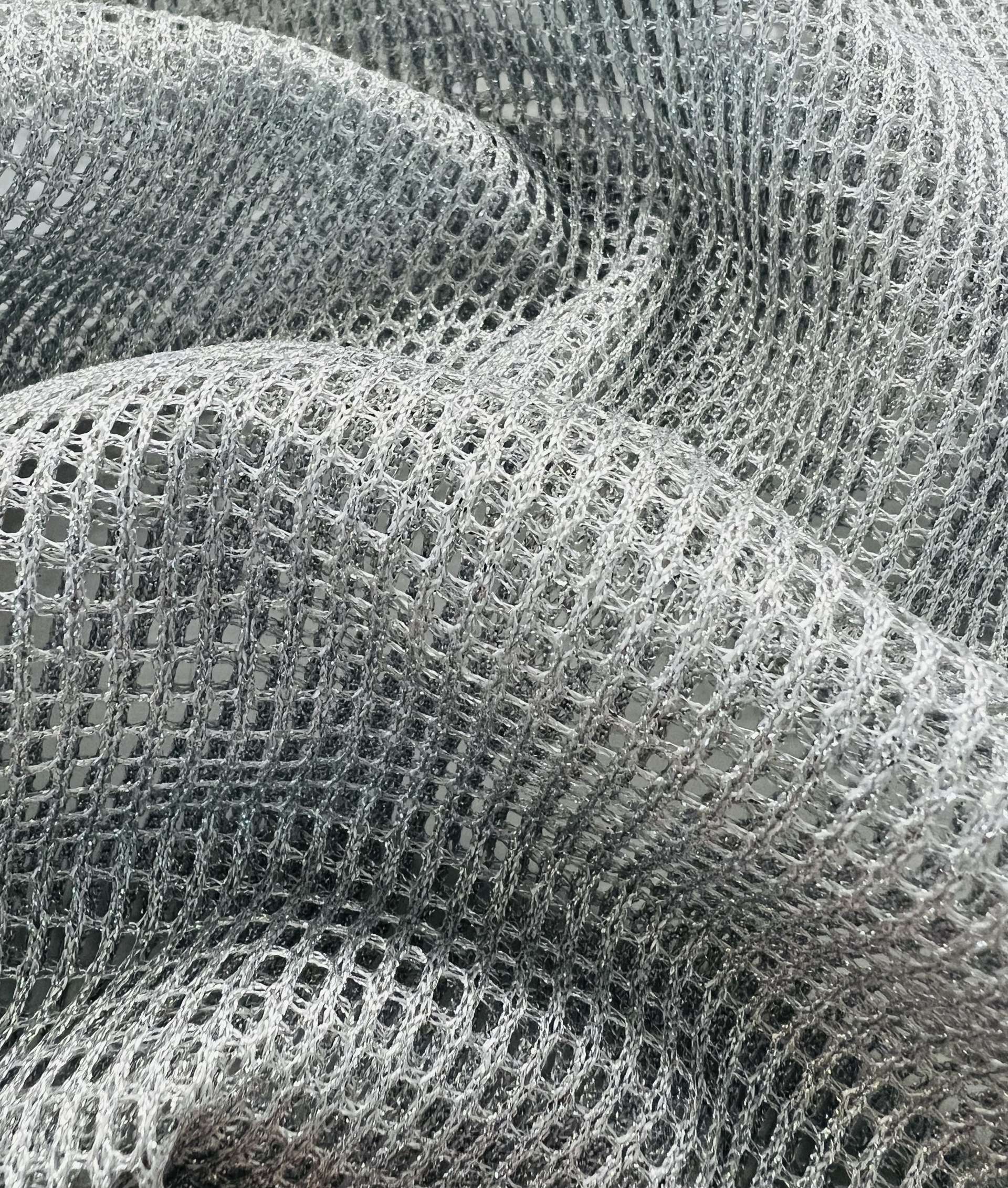 Metallic Mesh in SIiver