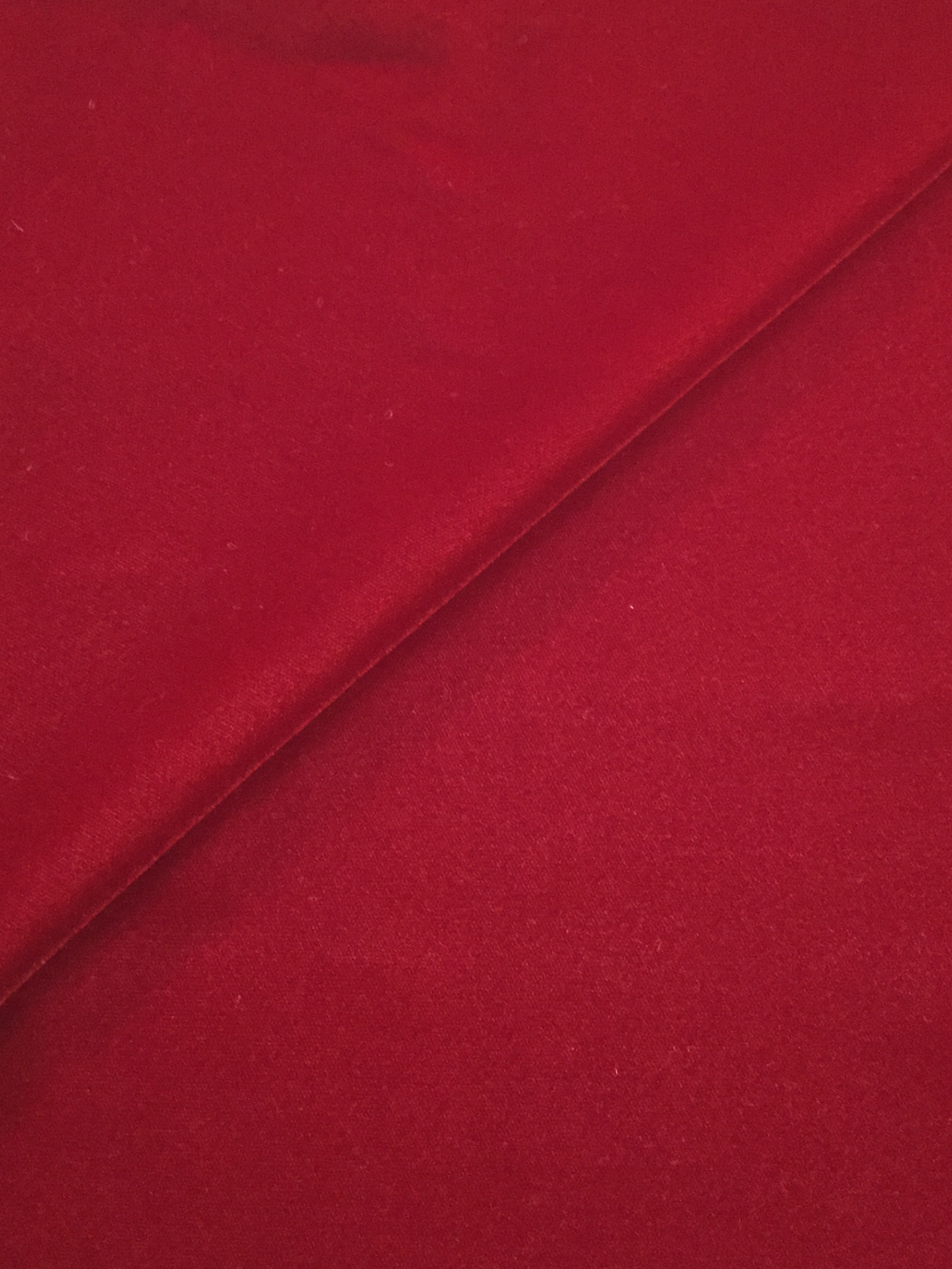56% Acetate/ 44% Rayon Velvet in Ruby