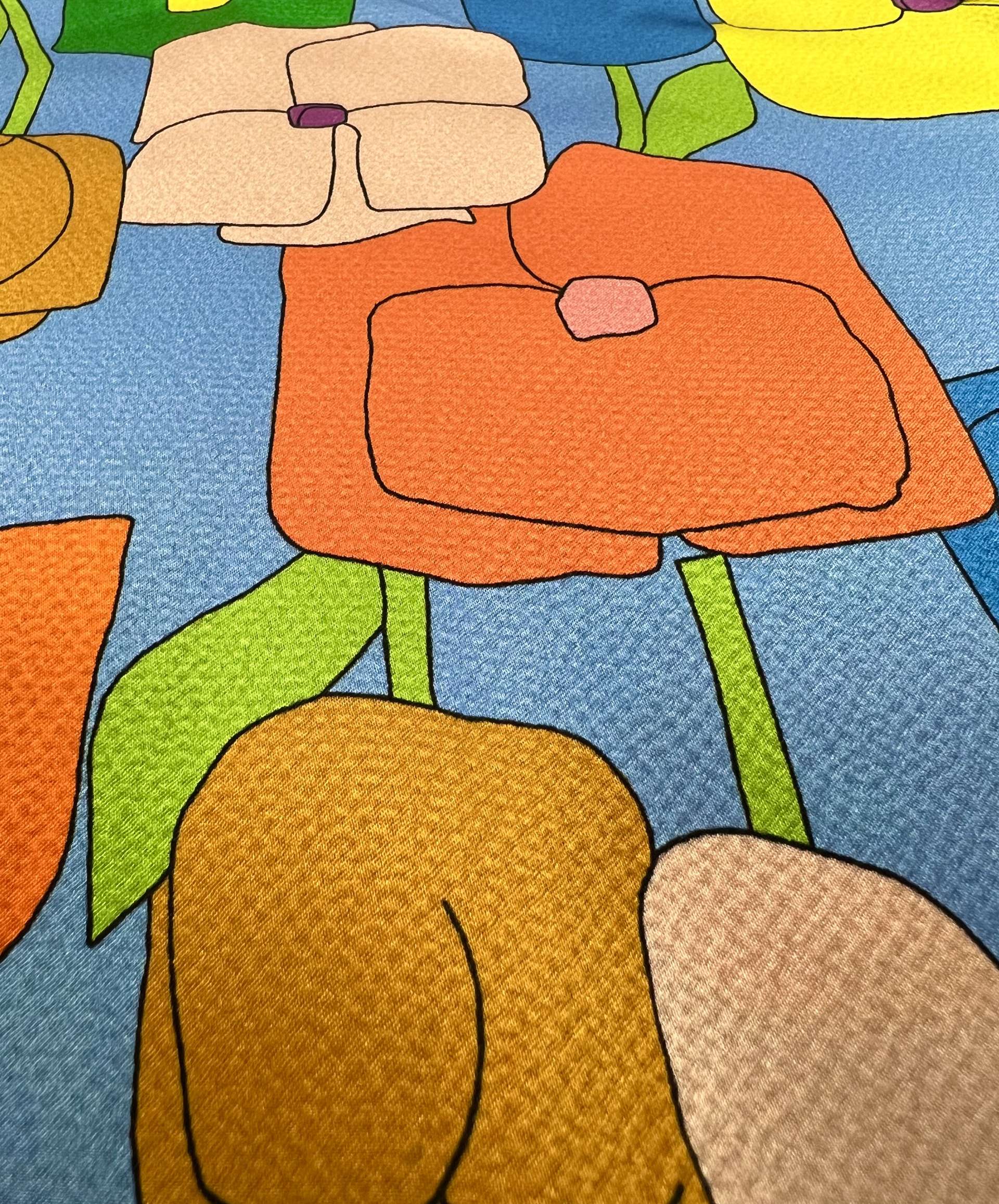 Printed Light Weight Hammer Silk Charmeuse