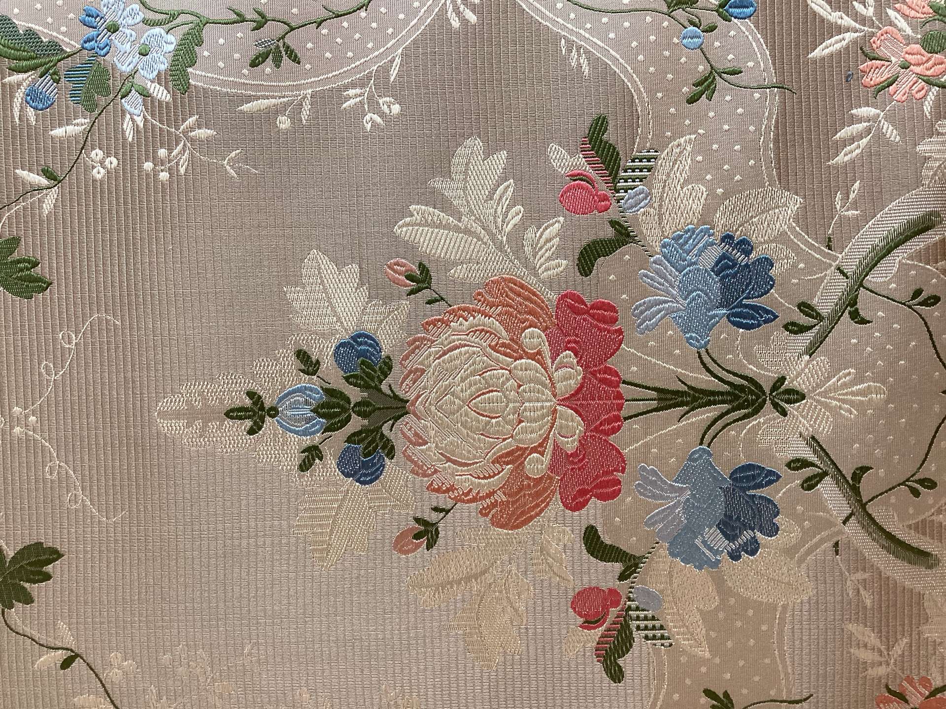 Silk Floral Brocade