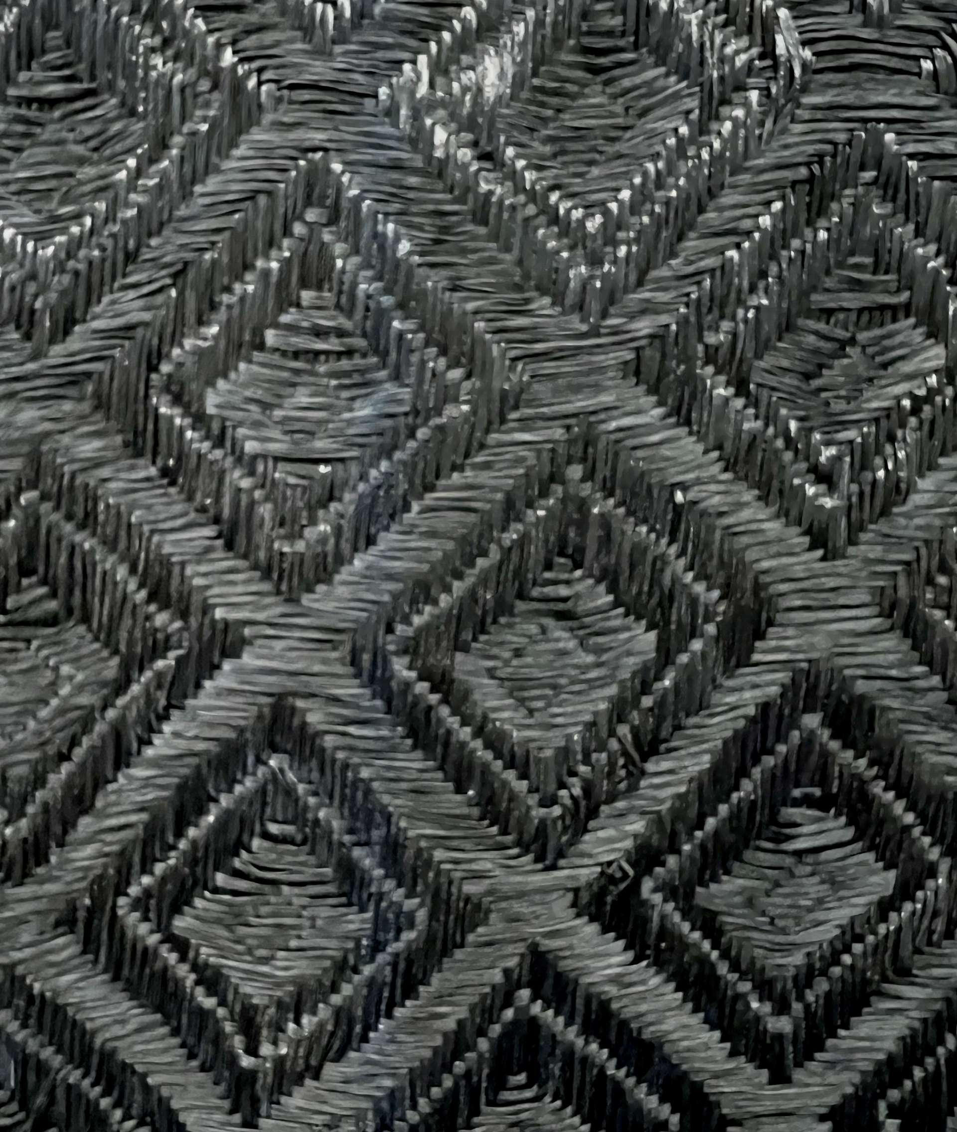 Made in Italy Geometric Design Raffia