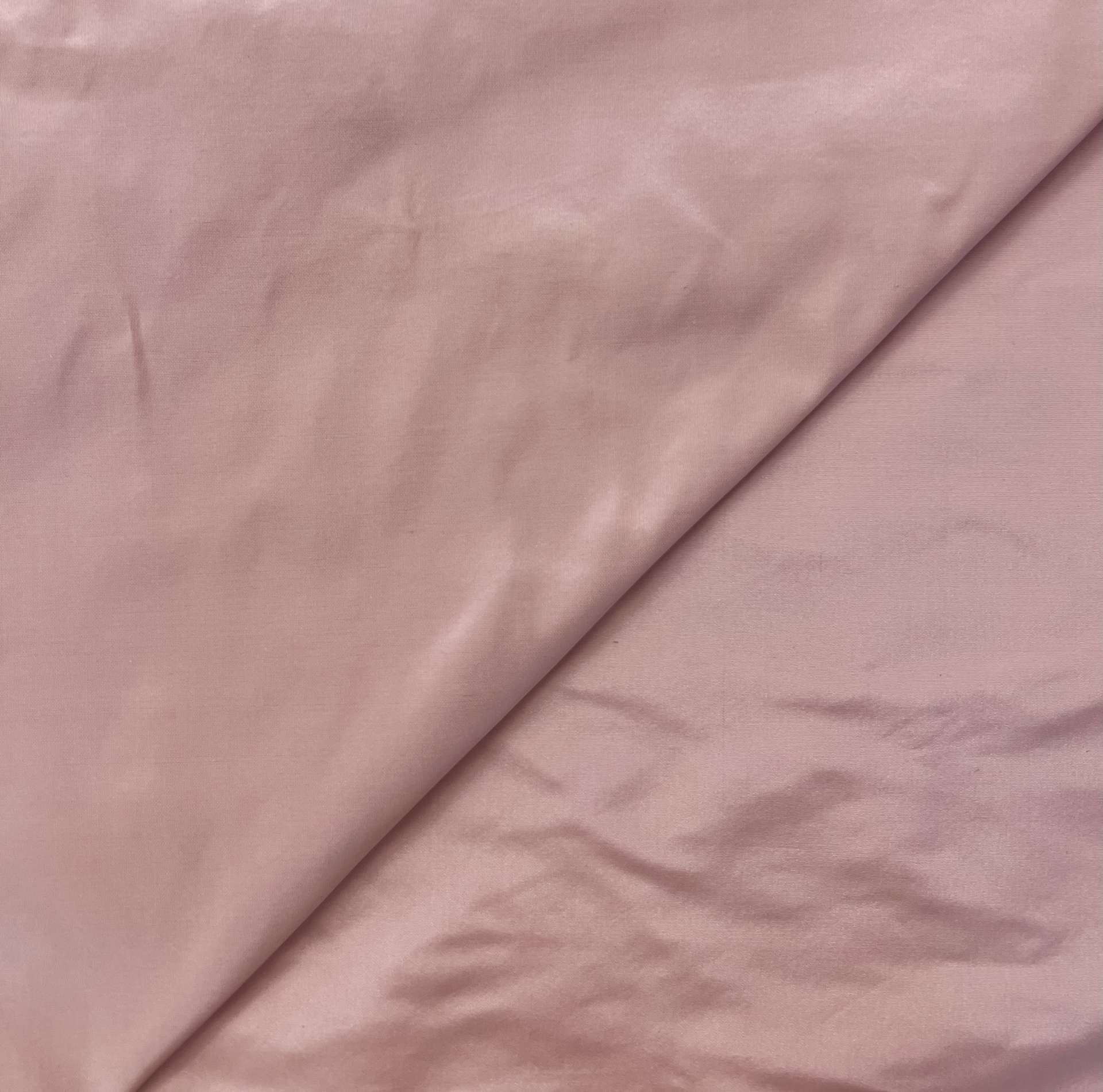 Pure Silk Taffeta in Baby Pink