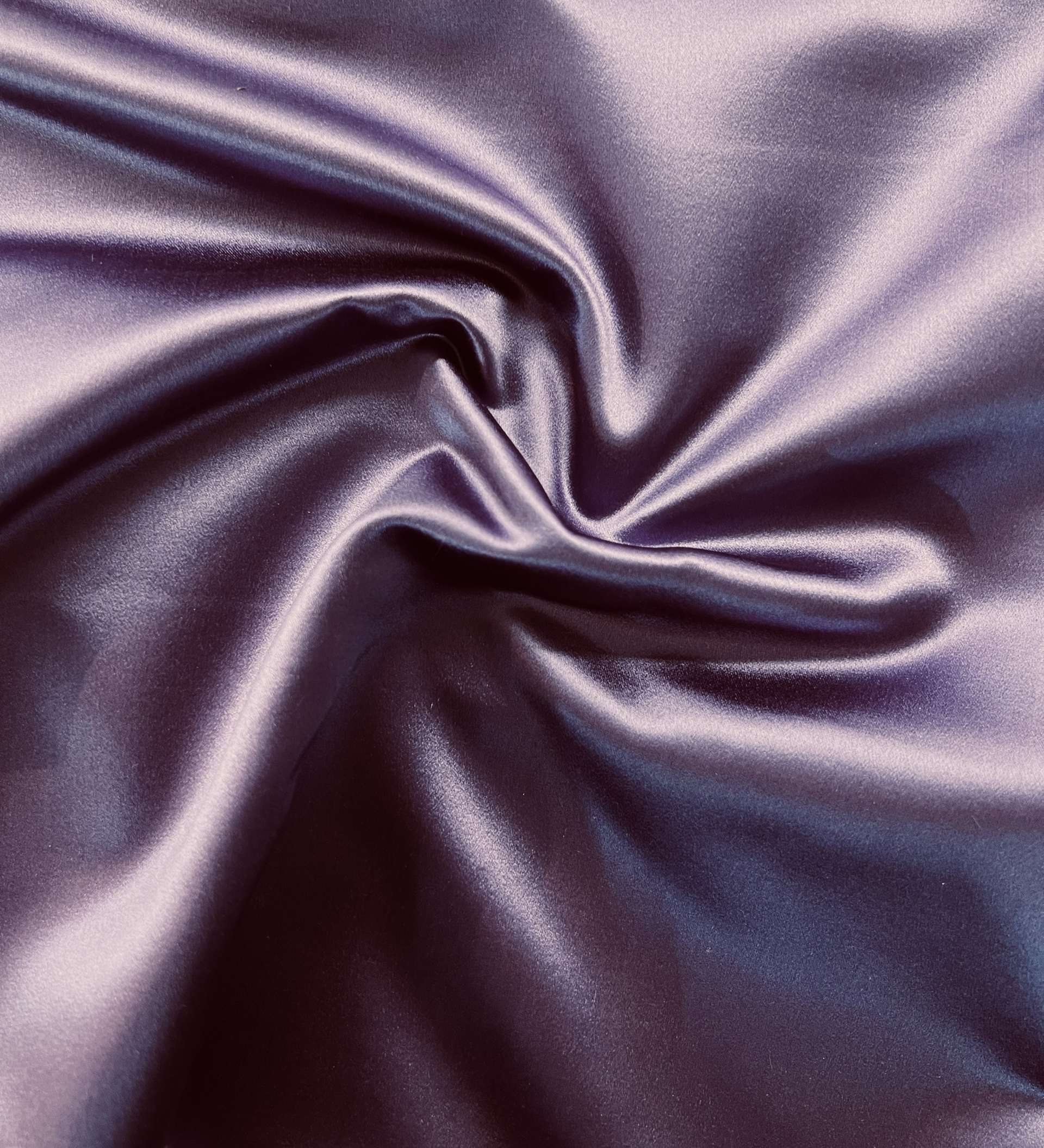 Pure Silk Duchesse Satin in Purple Mauve