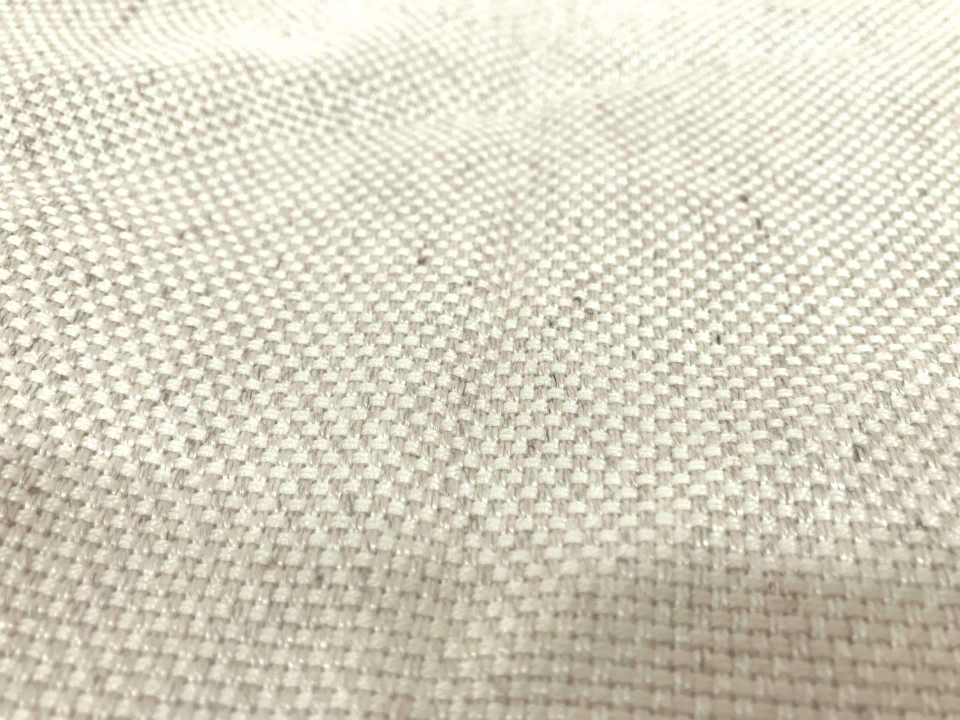 bamboo and linen blend in bone closeup to show texture