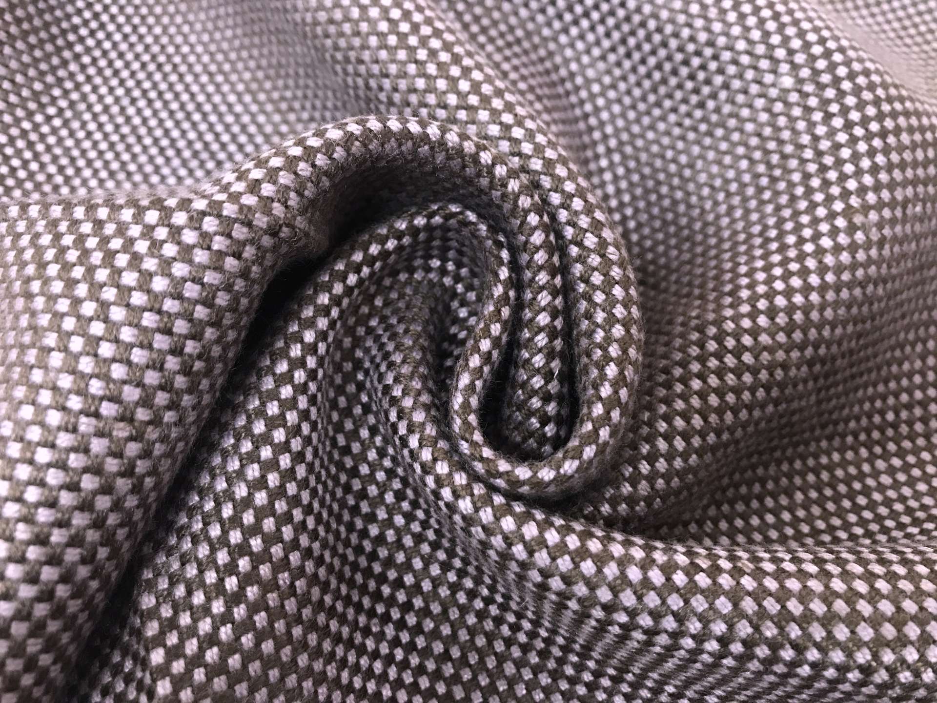 Bamboo and Linen Blend Upholstery in Raisin