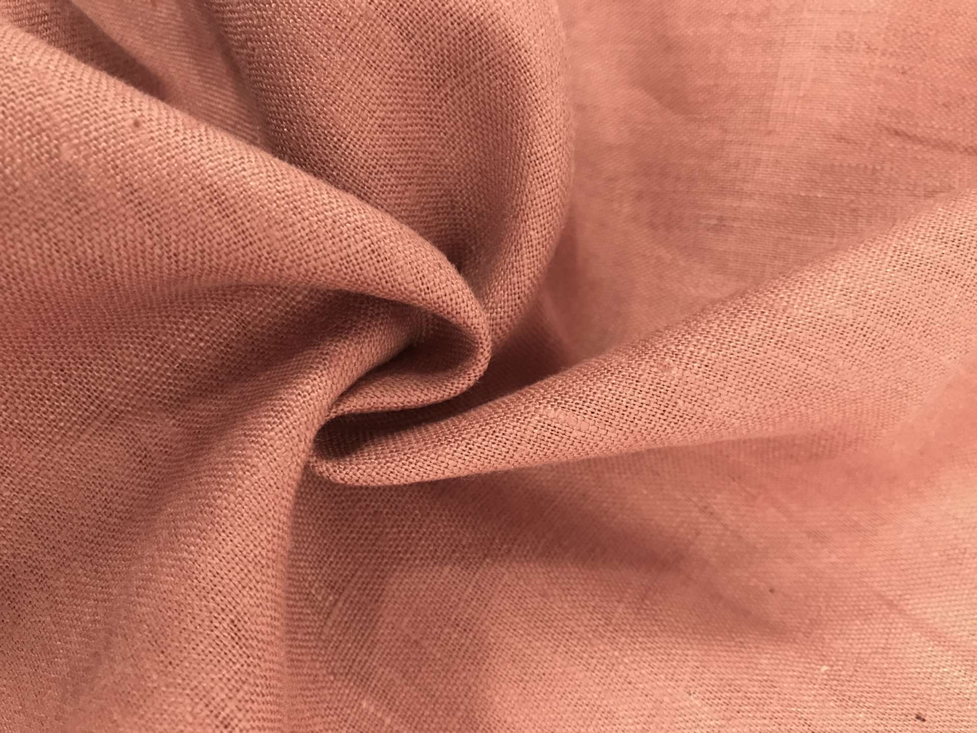 Midweight Linen in Rust