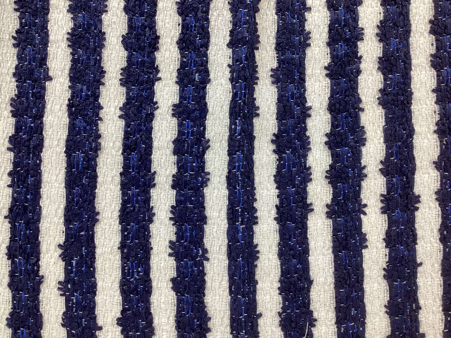 Made in England Cotton Blend Stripe Tweed