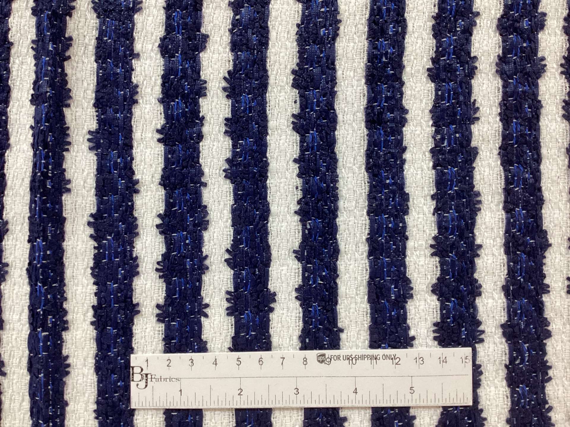 Made in England Cotton Blend Stripe Tweed
