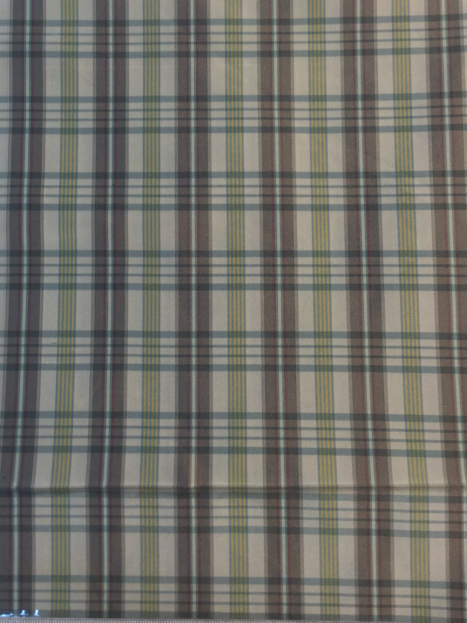 100% Silk Taffeta Plaid